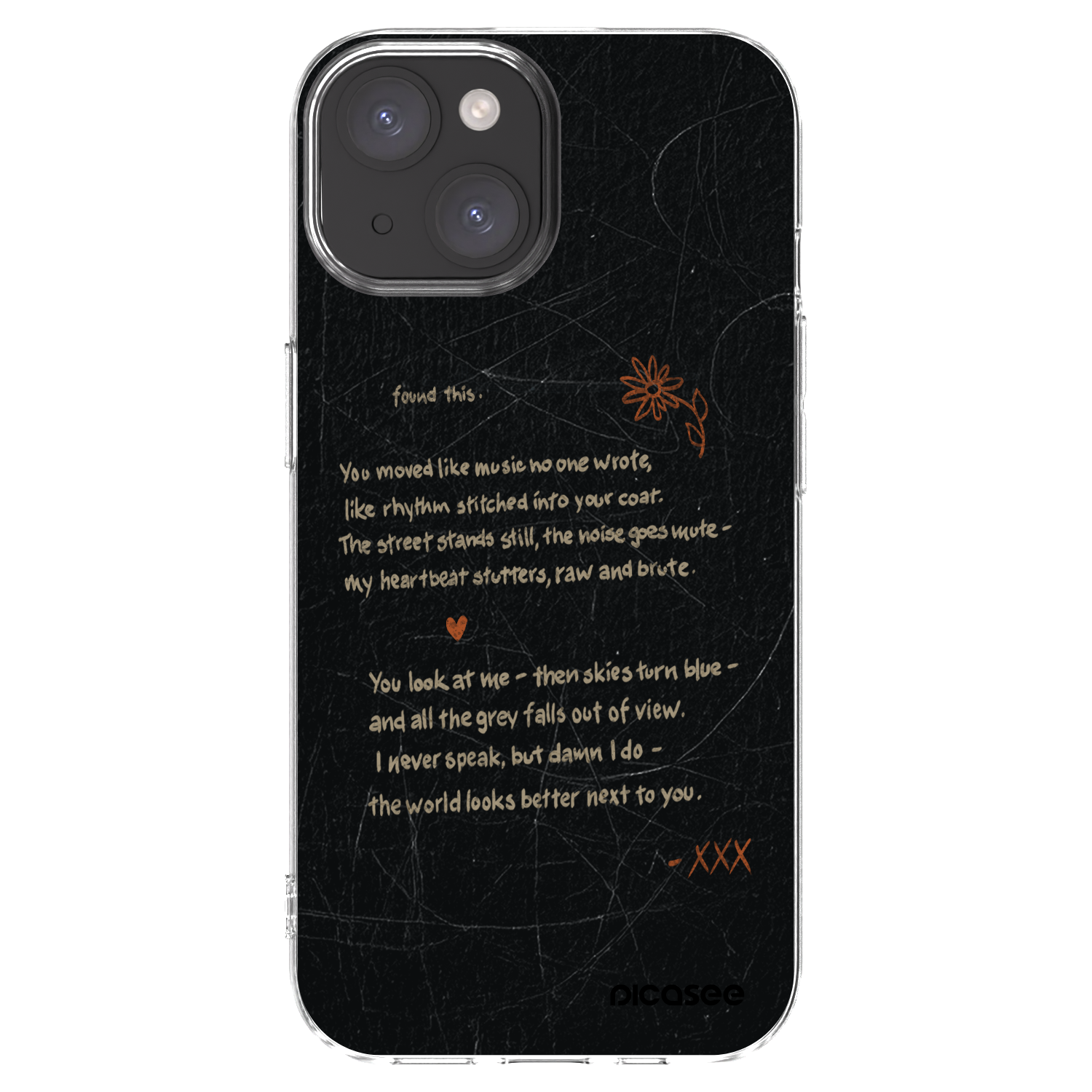 Picasee silikonska prozirna maskica za Apple iPhone 15 - POET
