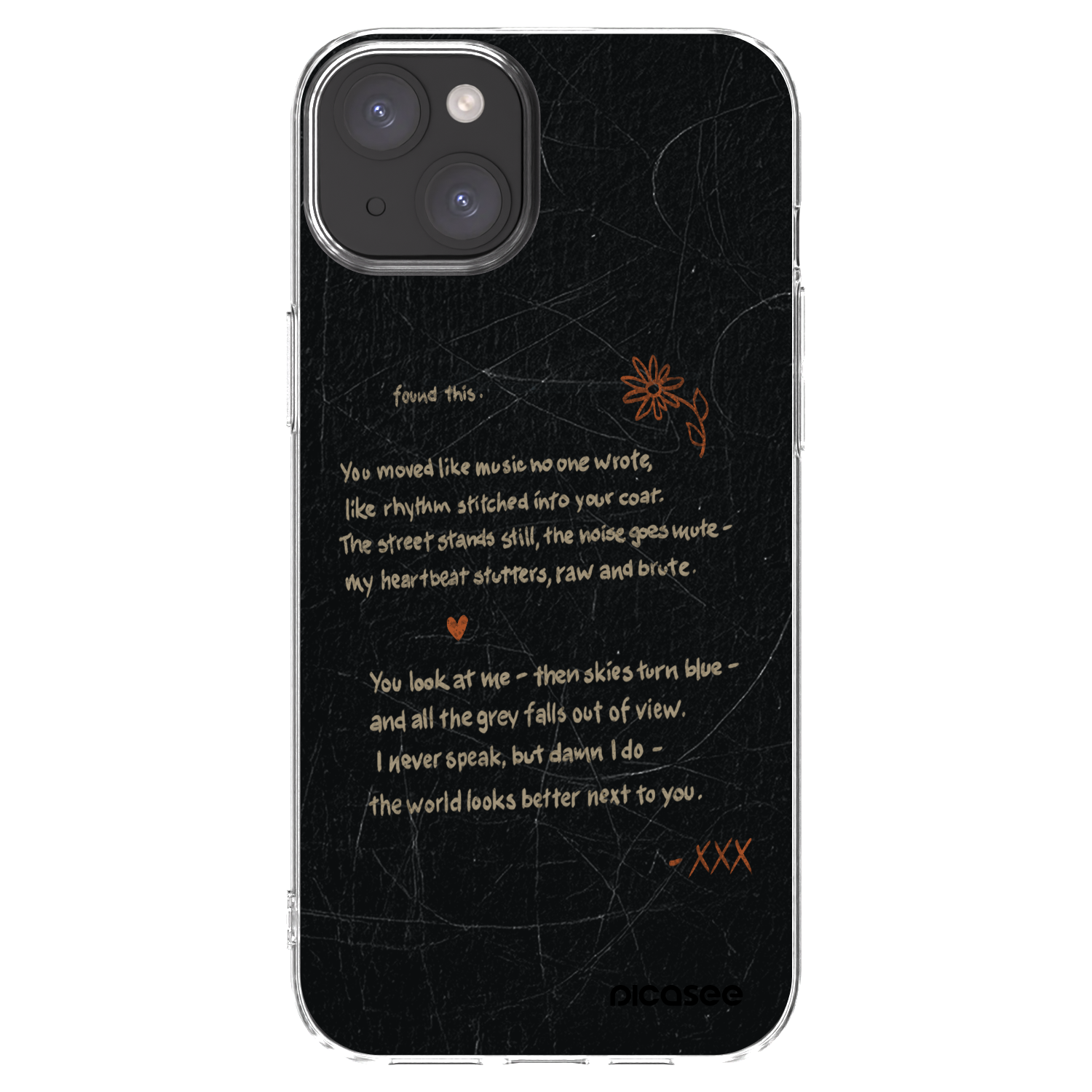 Picasee silikonska prozirna maskica za Apple iPhone 15 Plus - POET