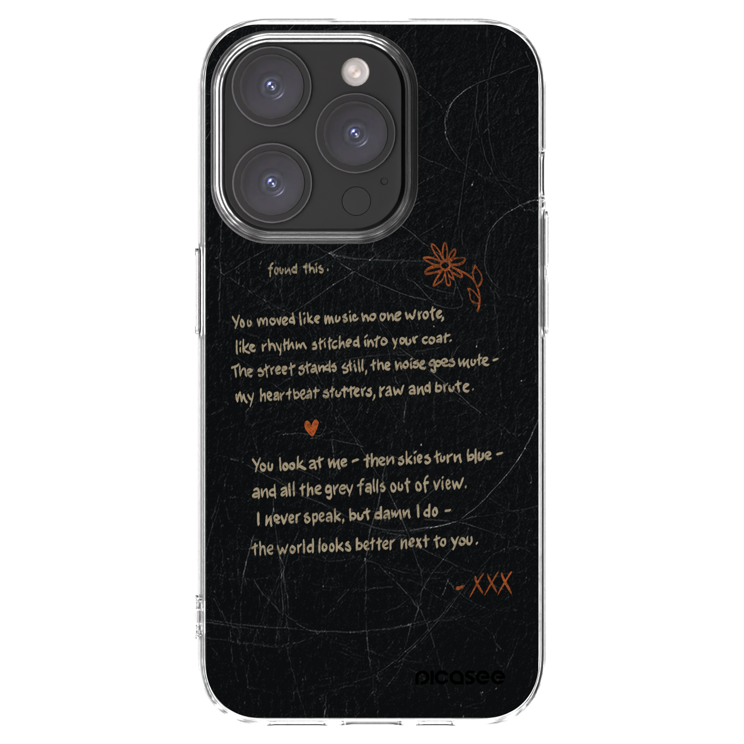 Picasee silikonska prozirna maskica za Apple iPhone 15 Pro - POET