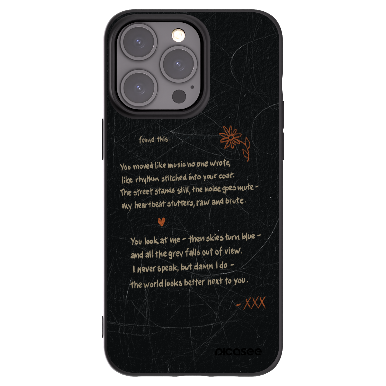Picasee crna silikonska maskica za Apple iPhone 15 Pro Max - POET