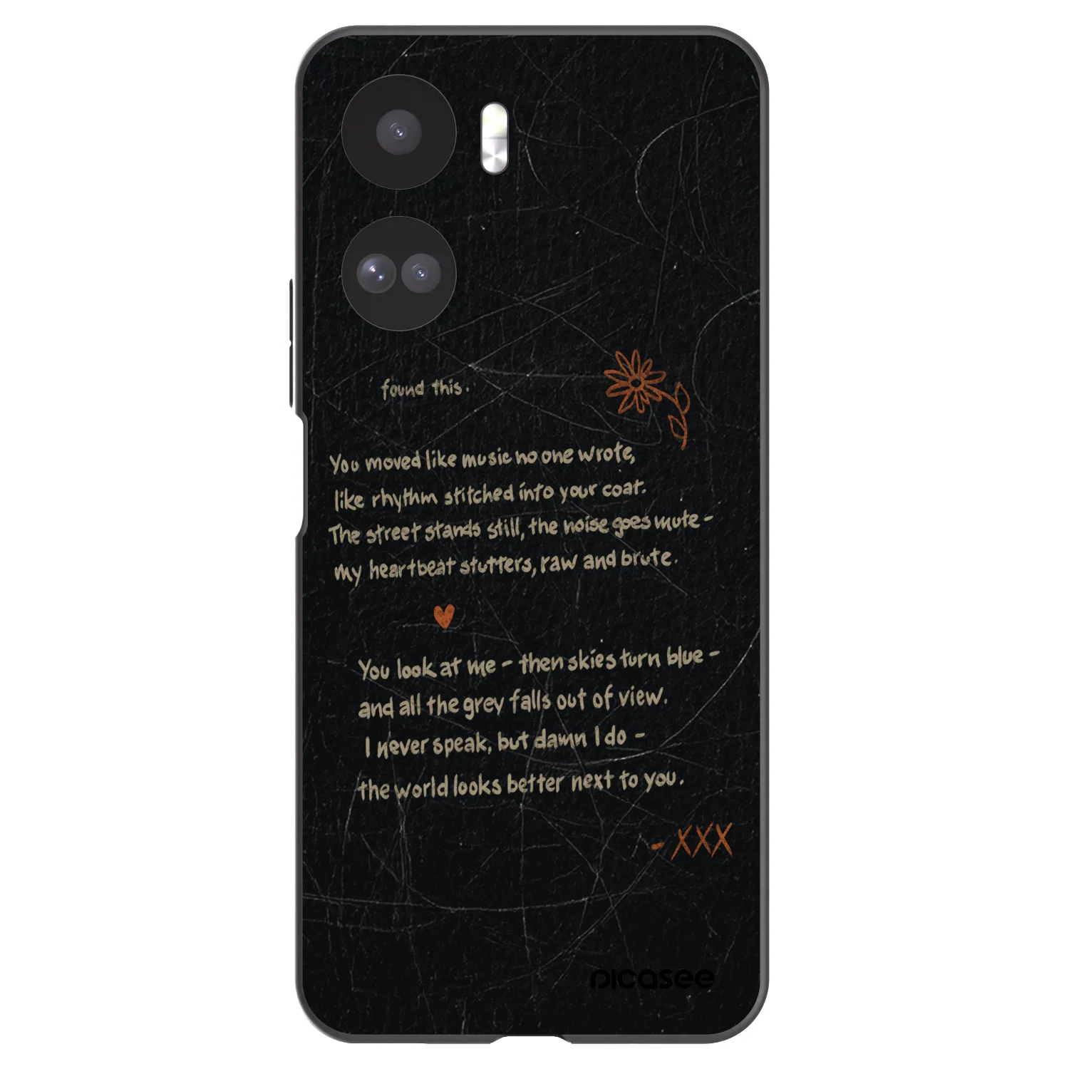 Picasee crna silikonska maskica za Honor 90 Lite 5G - POET