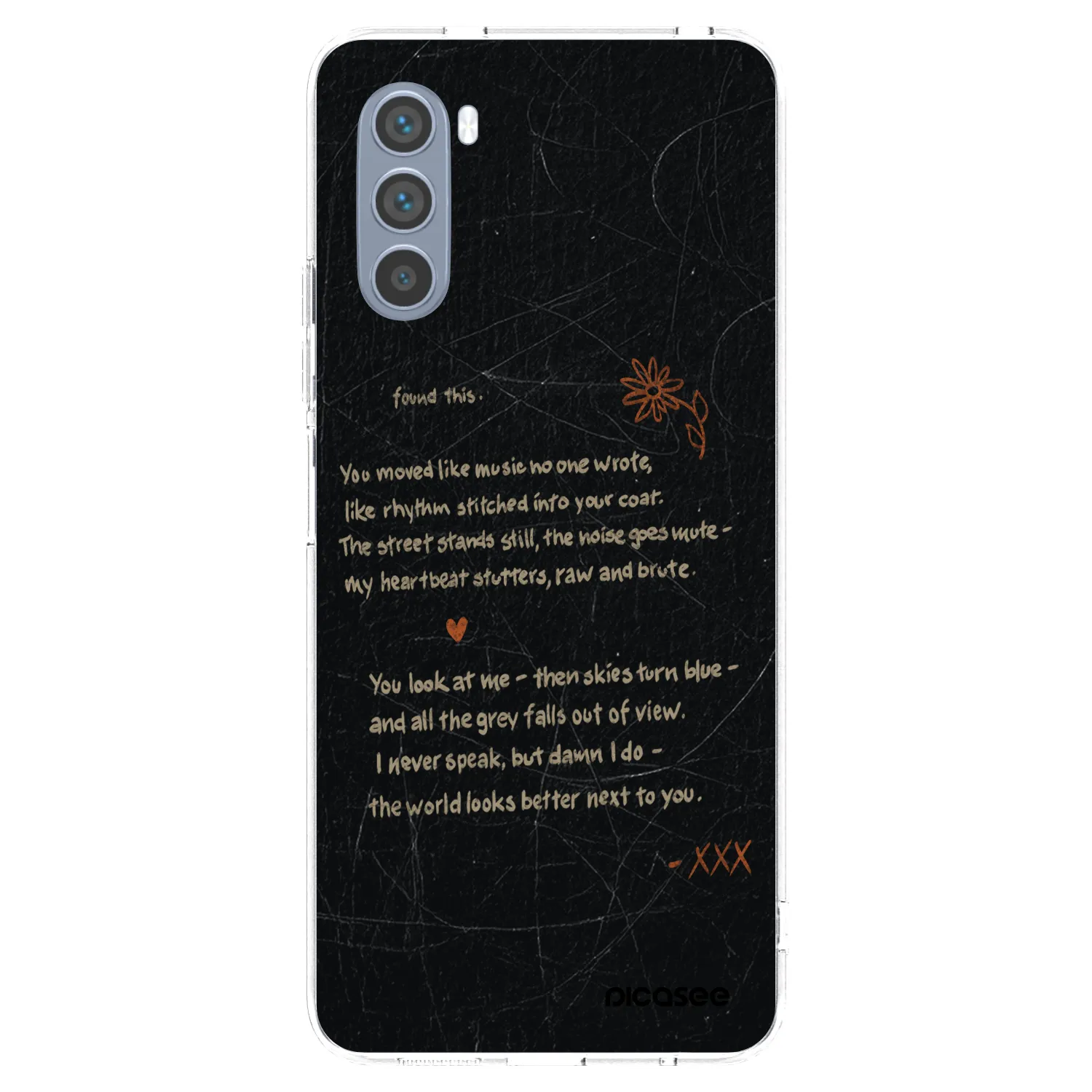 Picasee silikonska prozirna maskica za Motorola Moto G62 - POET