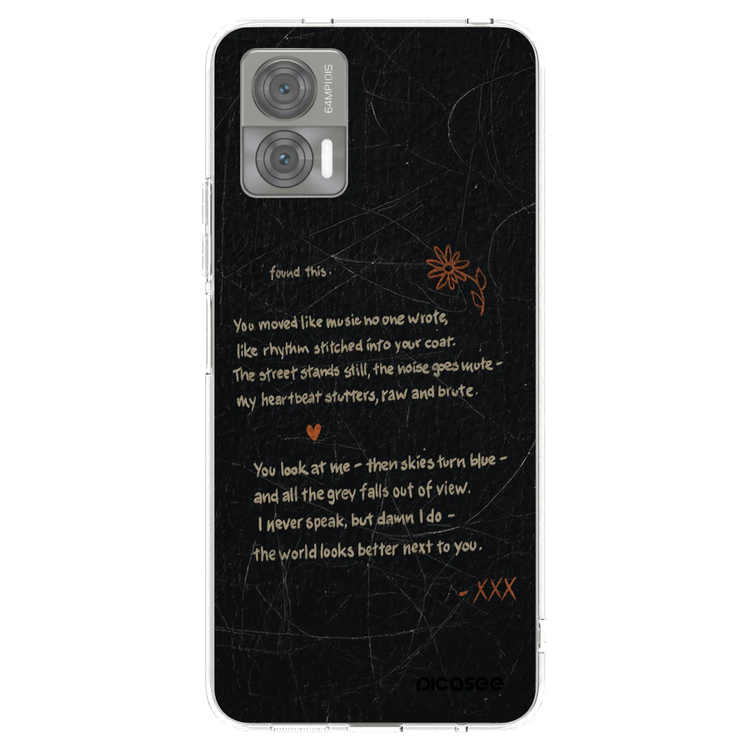 Picasee silikonska prozirna maskica za Motorola Edge 30 Neo - POET