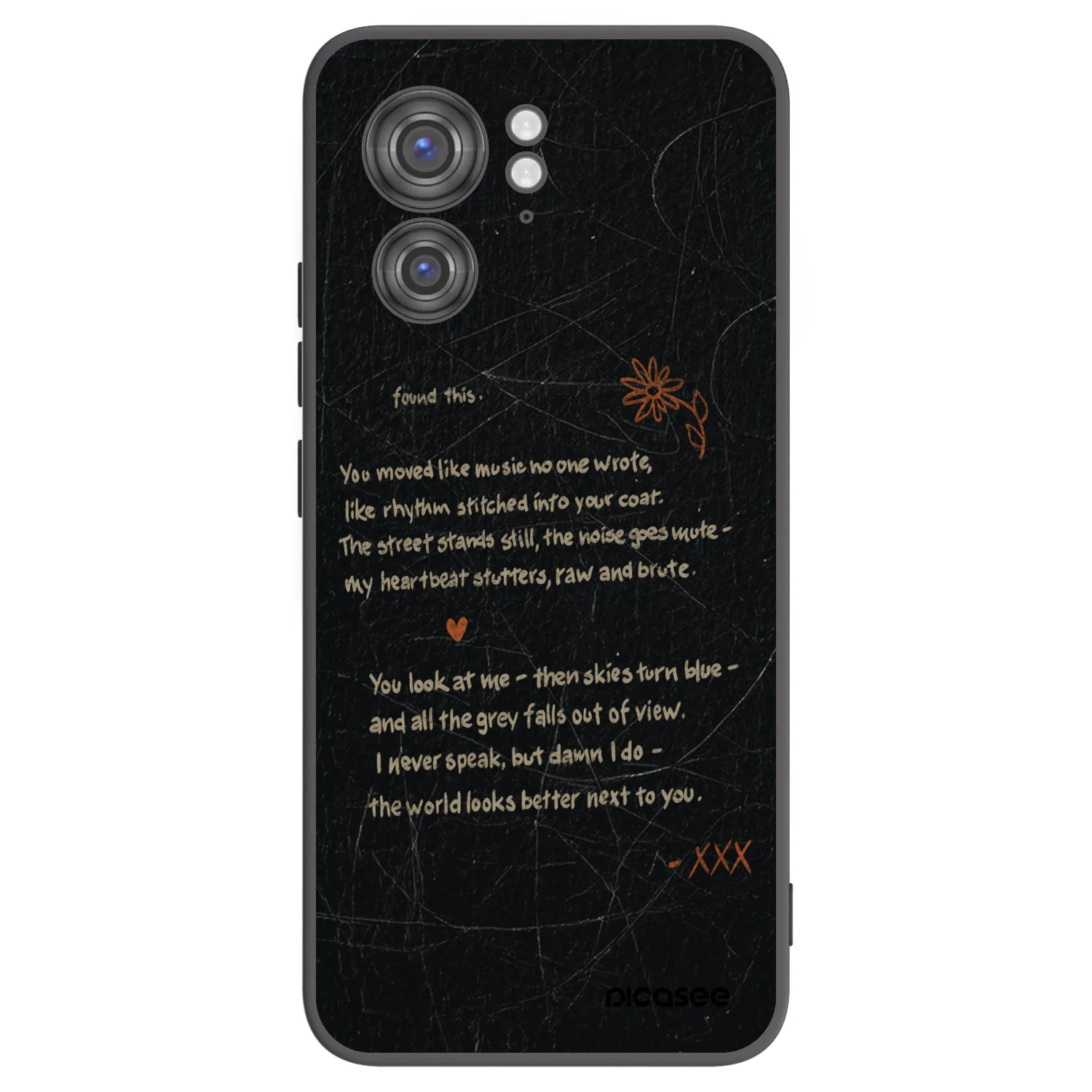 Picasee crna silikonska maskica za Motorola Edge 40 - POET