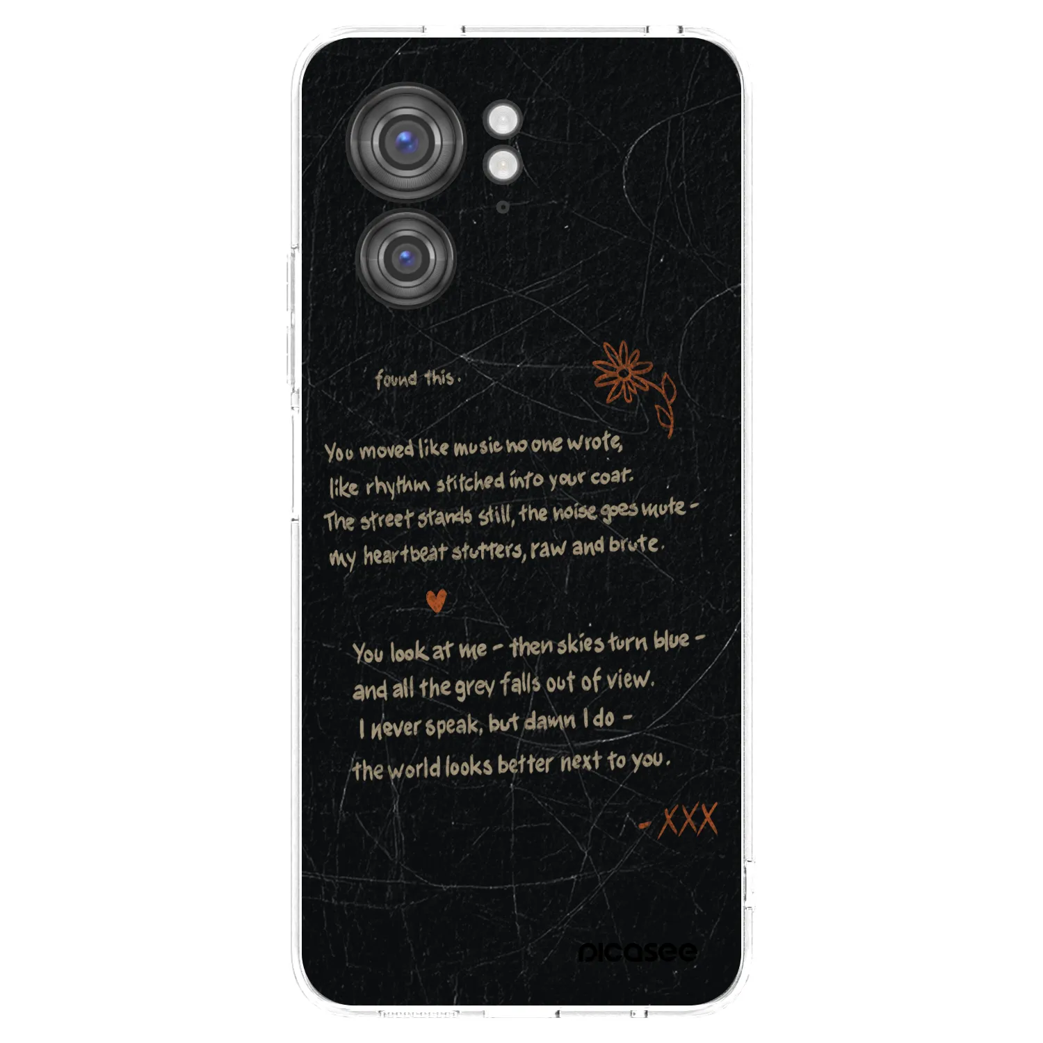 Picasee silikonska prozirna maskica za Motorola Edge 40 - POET