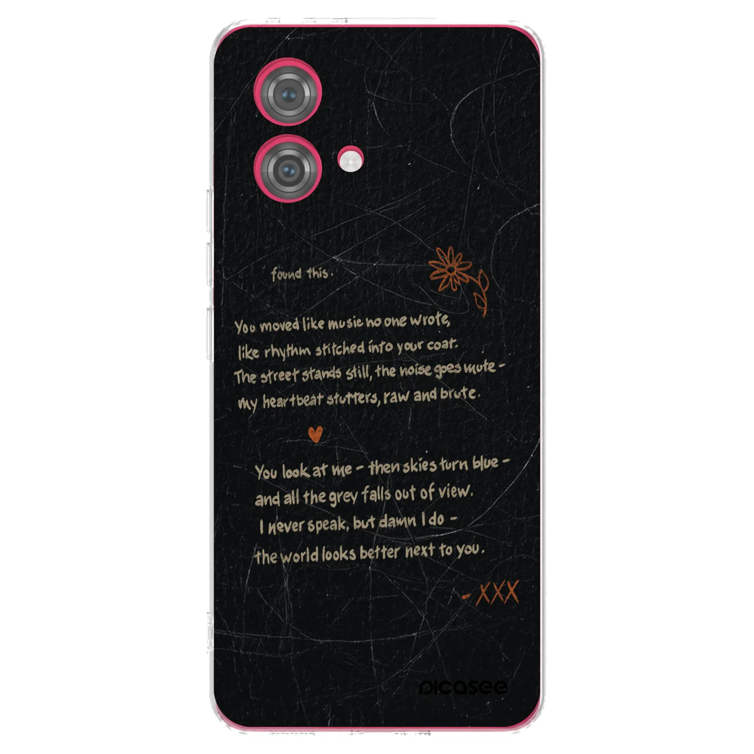 Picasee silikonska prozirna maskica za Motorola Moto G84 5G - POET