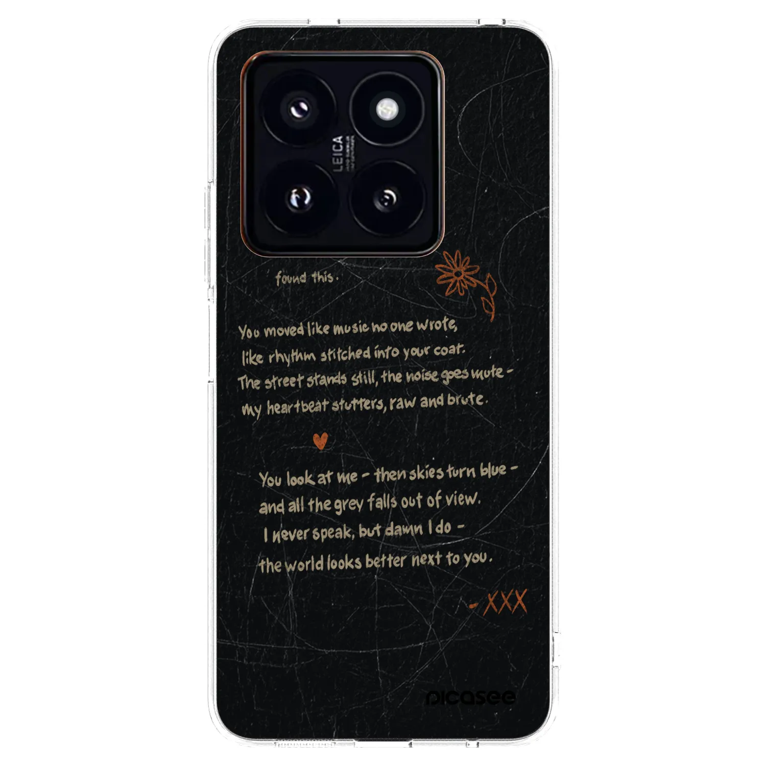 Picasee silikonska prozirna maskica za Xiaomi 14 Pro - POET