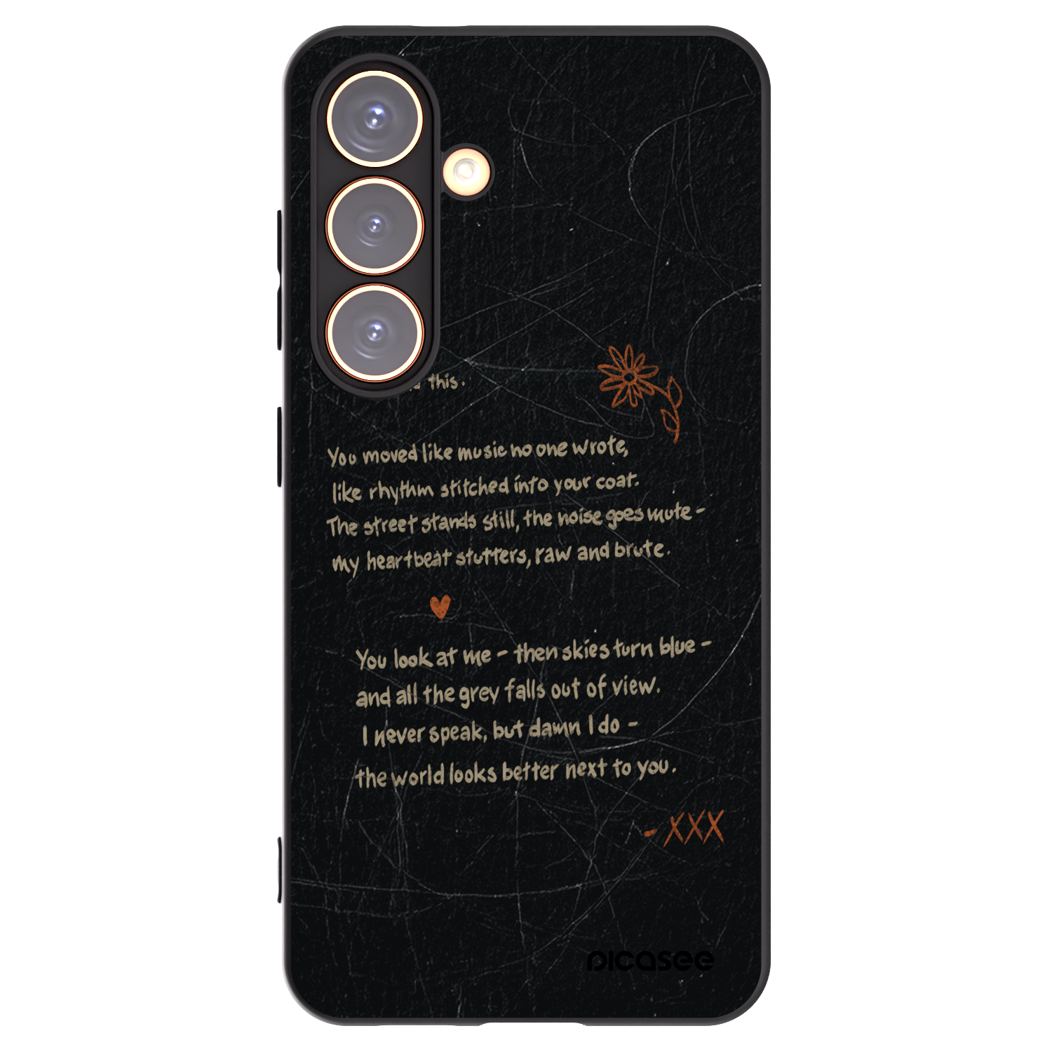 Picasee crna silikonska maskica za Samsung Galaxy S24 S921B 5G - POET