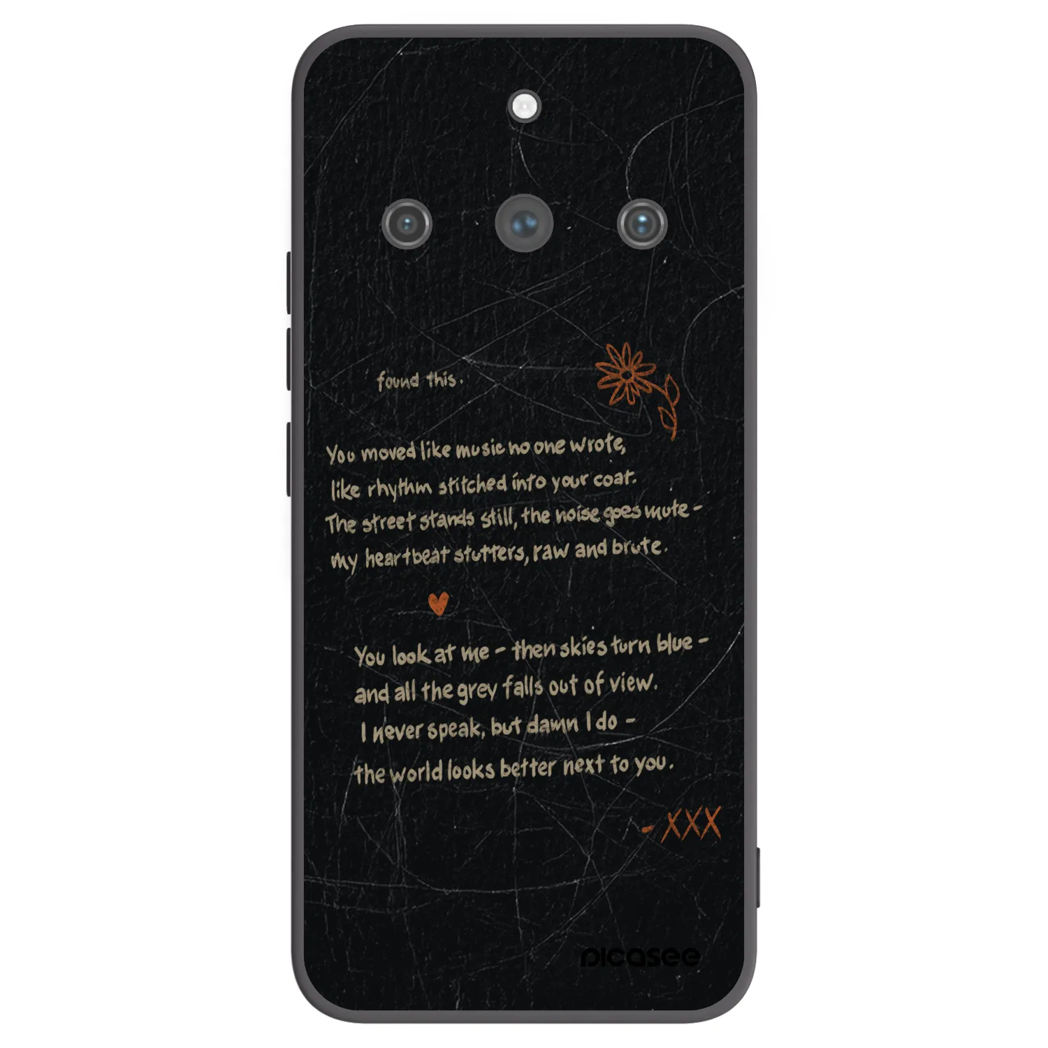 Picasee crna silikonska maskica za Realme 11 Pro+ - POET
