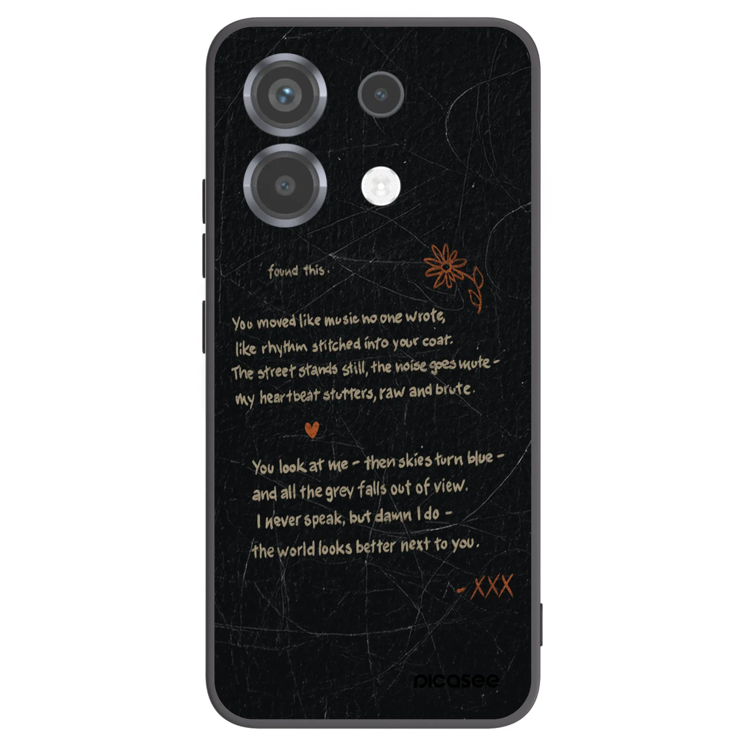 Picasee crna silikonska maskica za Xiaomi Poco X6 - POET