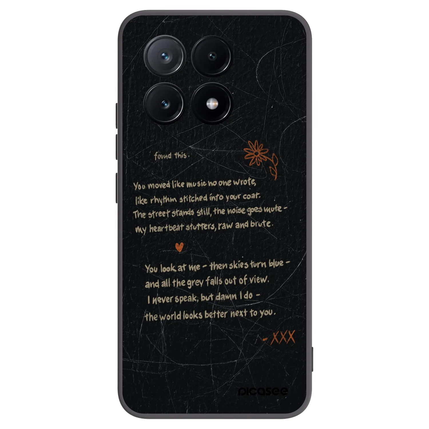 Picasee crna silikonska maskica za Xiaomi Poco X6 Pro - POET
