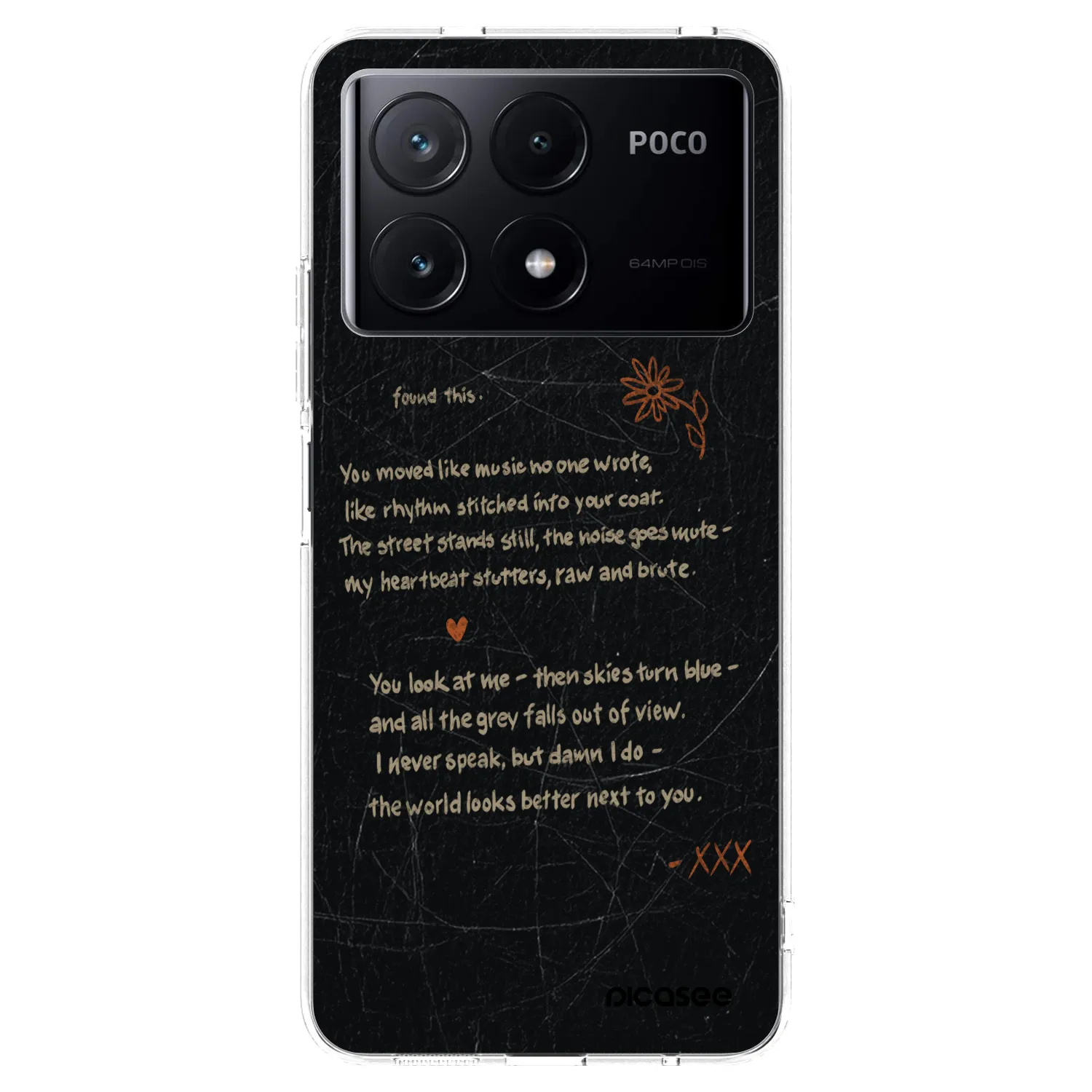Picasee silikonska prozirna maskica za Xiaomi Poco X6 Pro - POET