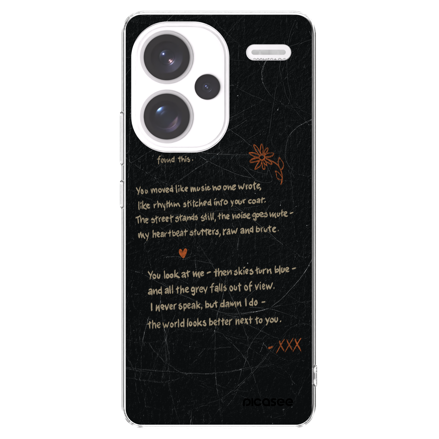 Picasee silikonska prozirna maskica za Xiaomi Redmi Note 13 Pro+ 5G - POET