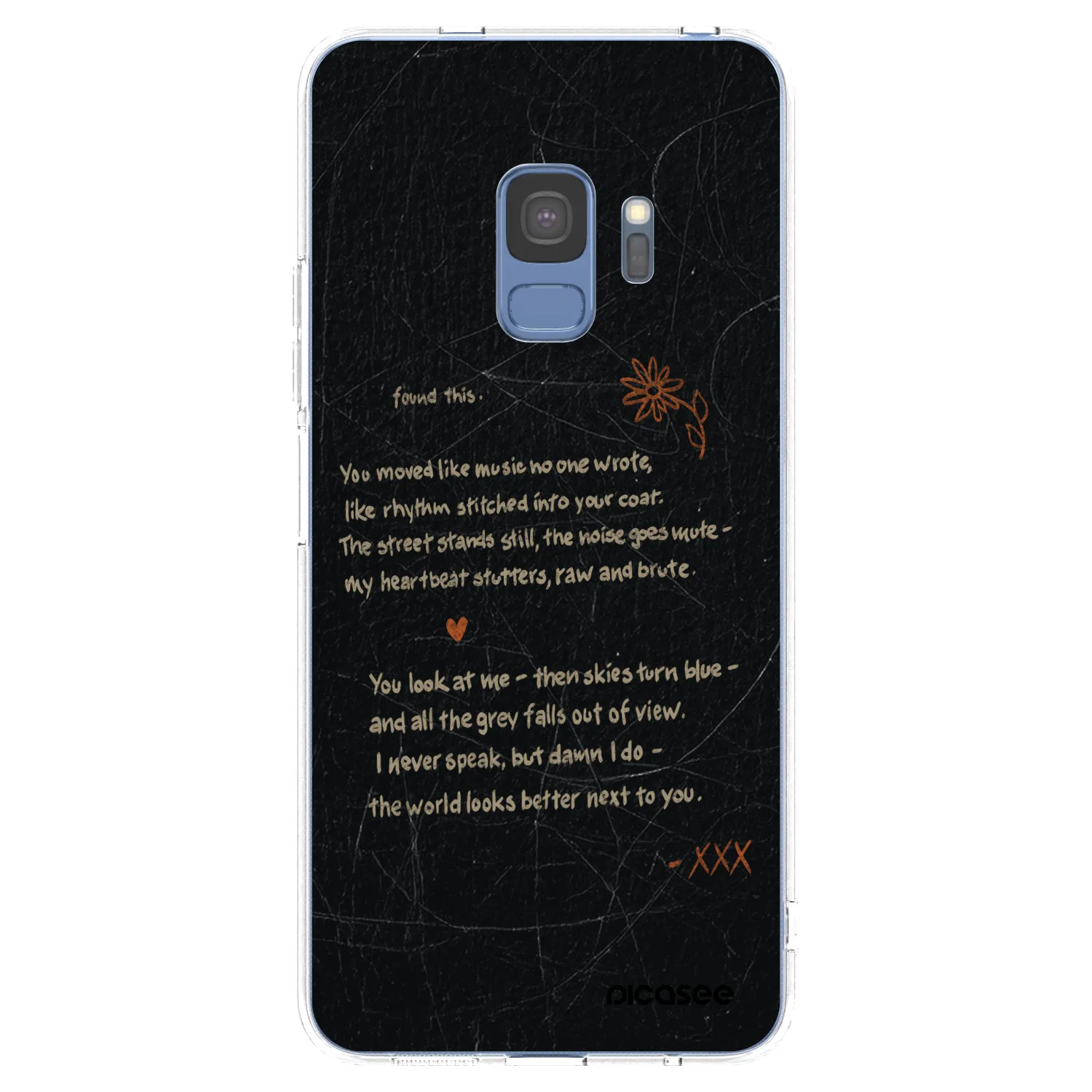 Picasee silikonska prozirna maskica za Samsung Galaxy S9 G960F - POET