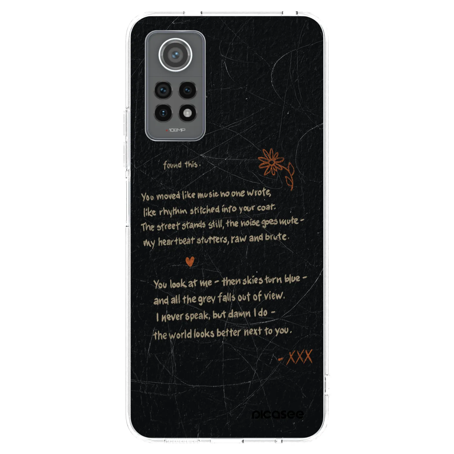 Picasee silikonska prozirna maskica za Xiaomi Redmi Note 12 Pro 4G - POET
