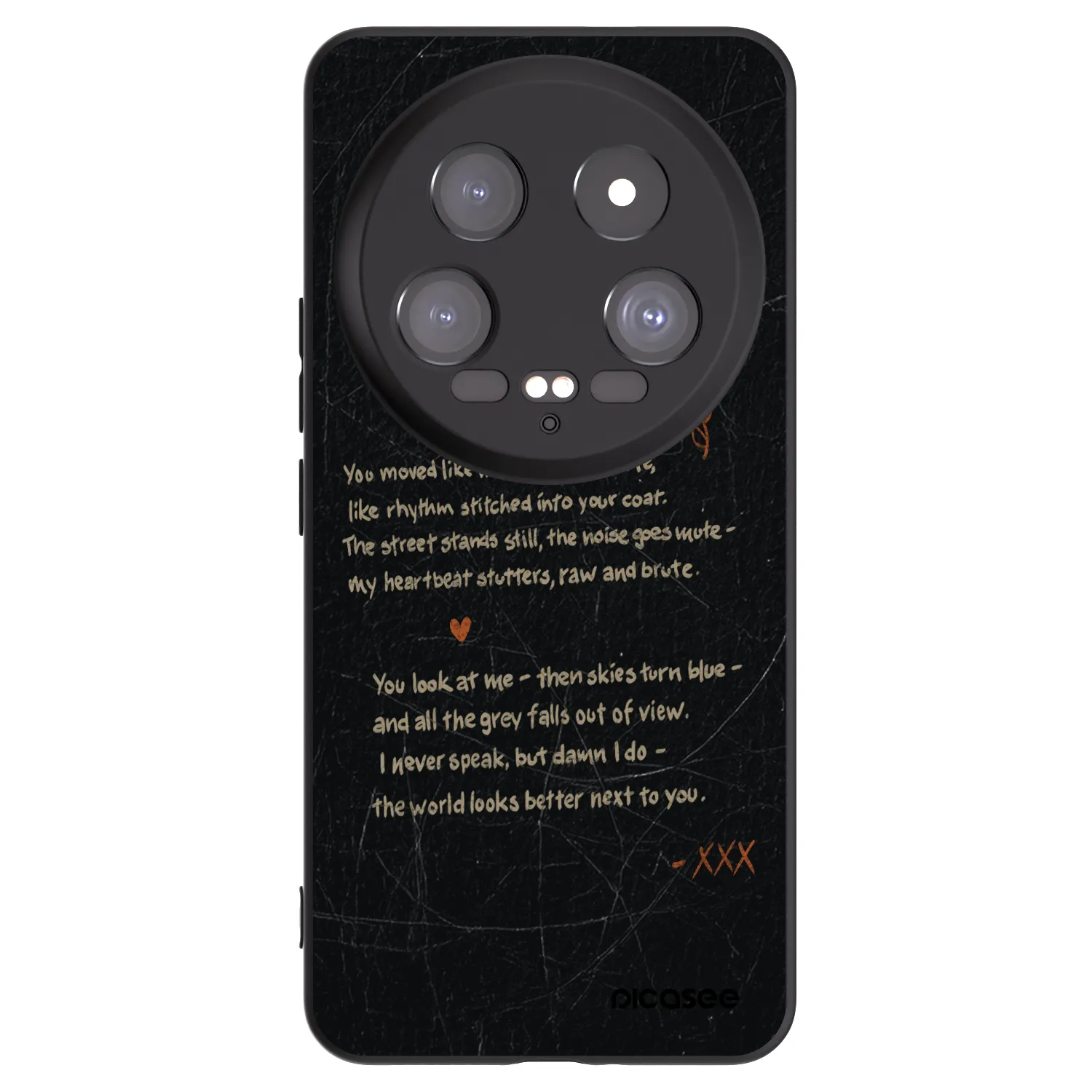 Picasee crna silikonska maskica za Xiaomi 14 Ultra - POET