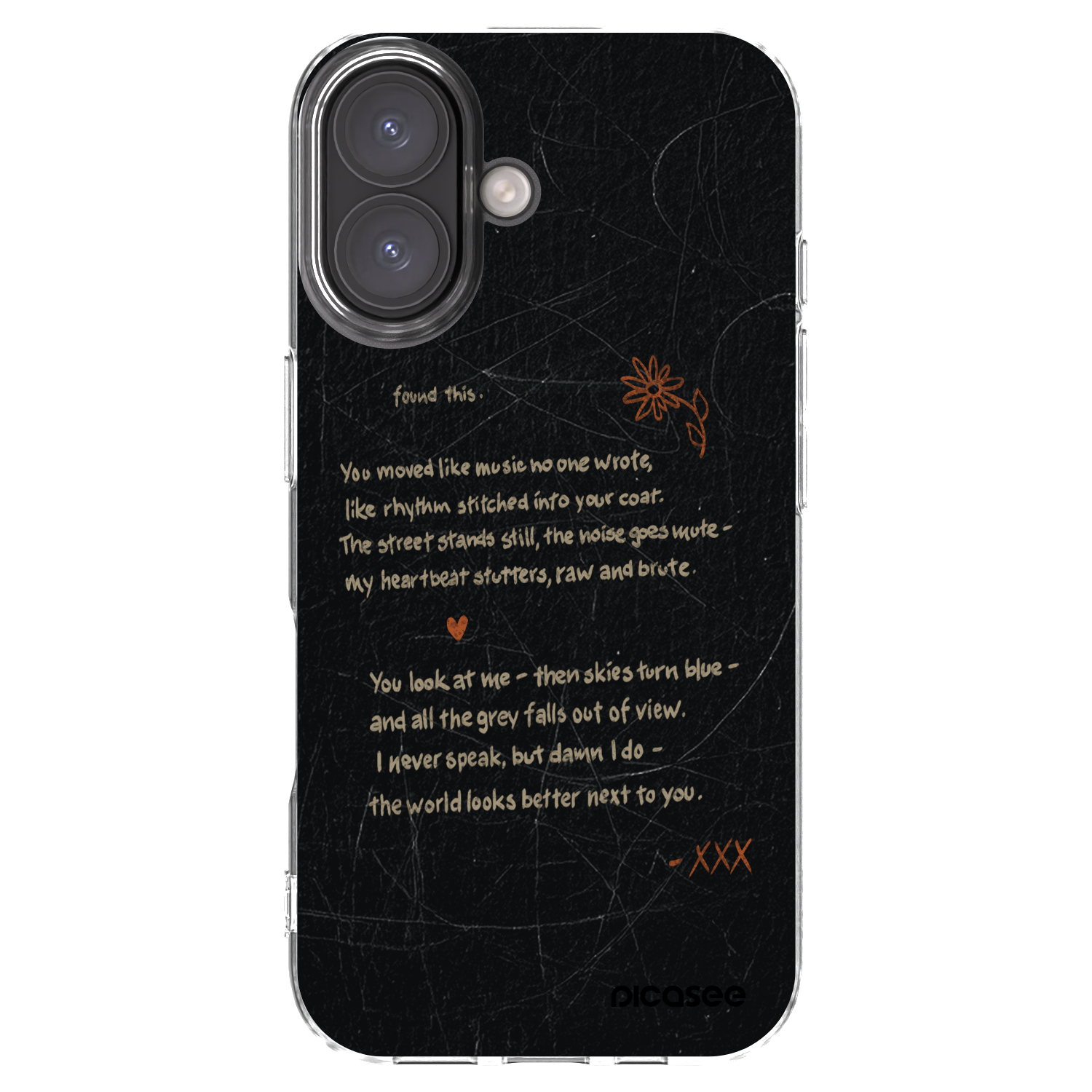 Picasee silikonska prozirna maskica za Apple iPhone 16 - POET