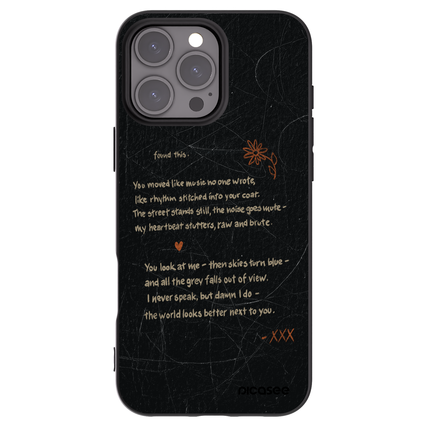 Picasee crna silikonska maskica za Apple iPhone 16 Pro Max - POET