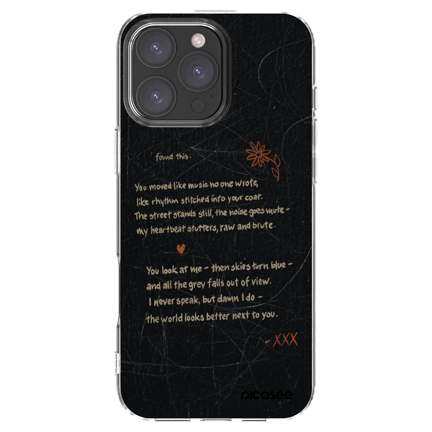 Picasee silikonska prozirna maskica za Apple iPhone 16 Pro Max - POET