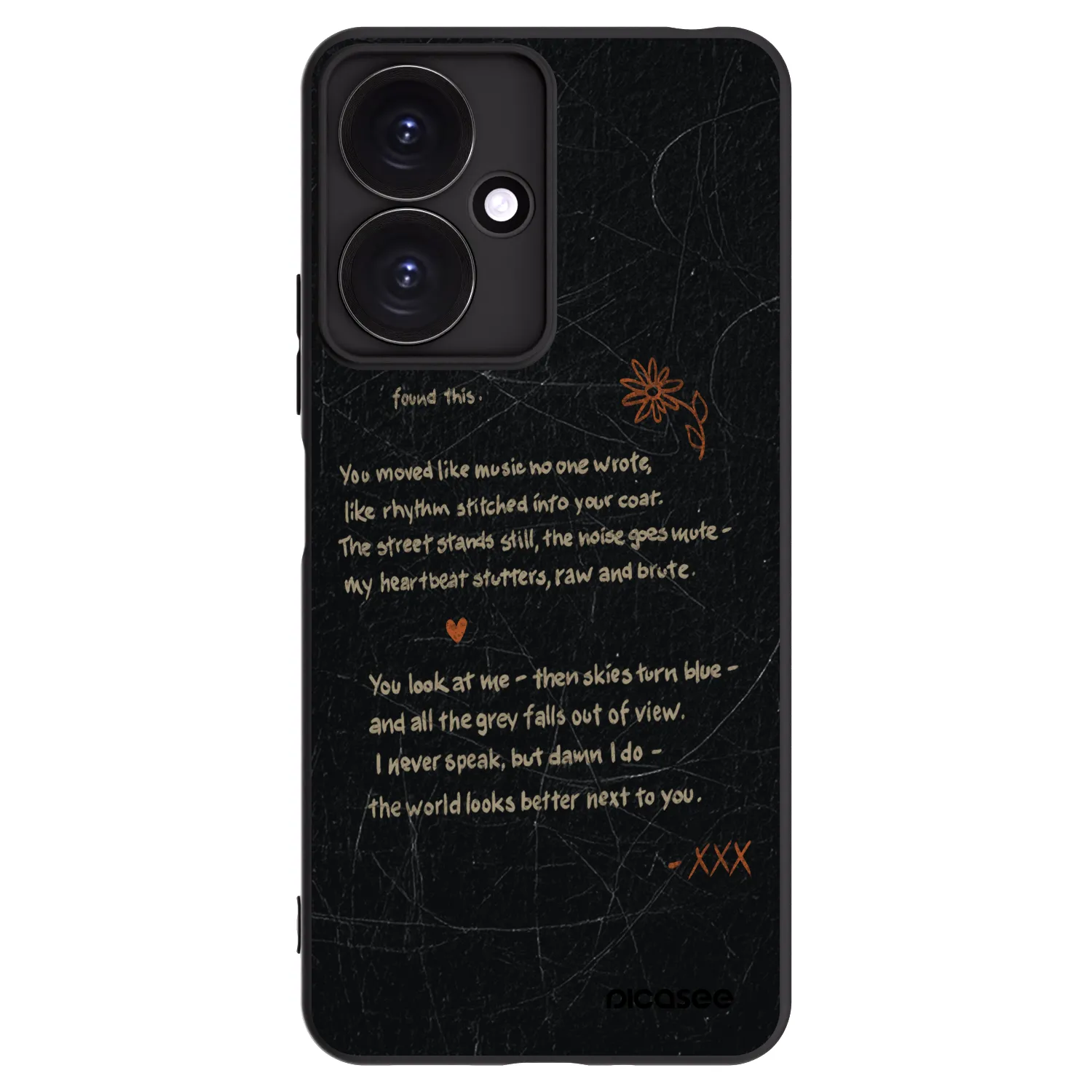 Picasee crna silikonska maskica za Xiaomi Redmi 13C 5G - POET