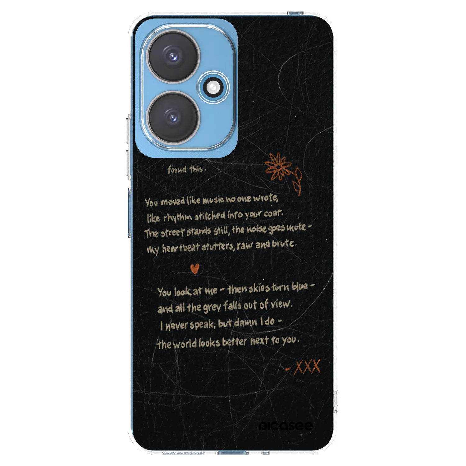 Picasee silikonska prozirna maskica za Xiaomi Redmi 13C 5G - POET