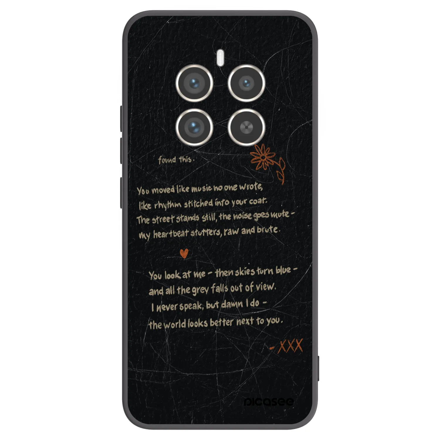 Picasee crna silikonska maskica za Realme 12 Pro 5G - POET