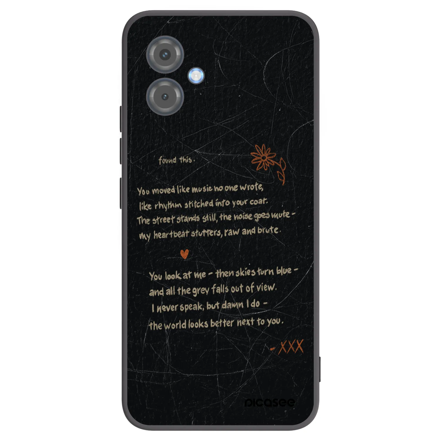 Picasee crna silikonska maskica za Motorola Moto G14 - POET