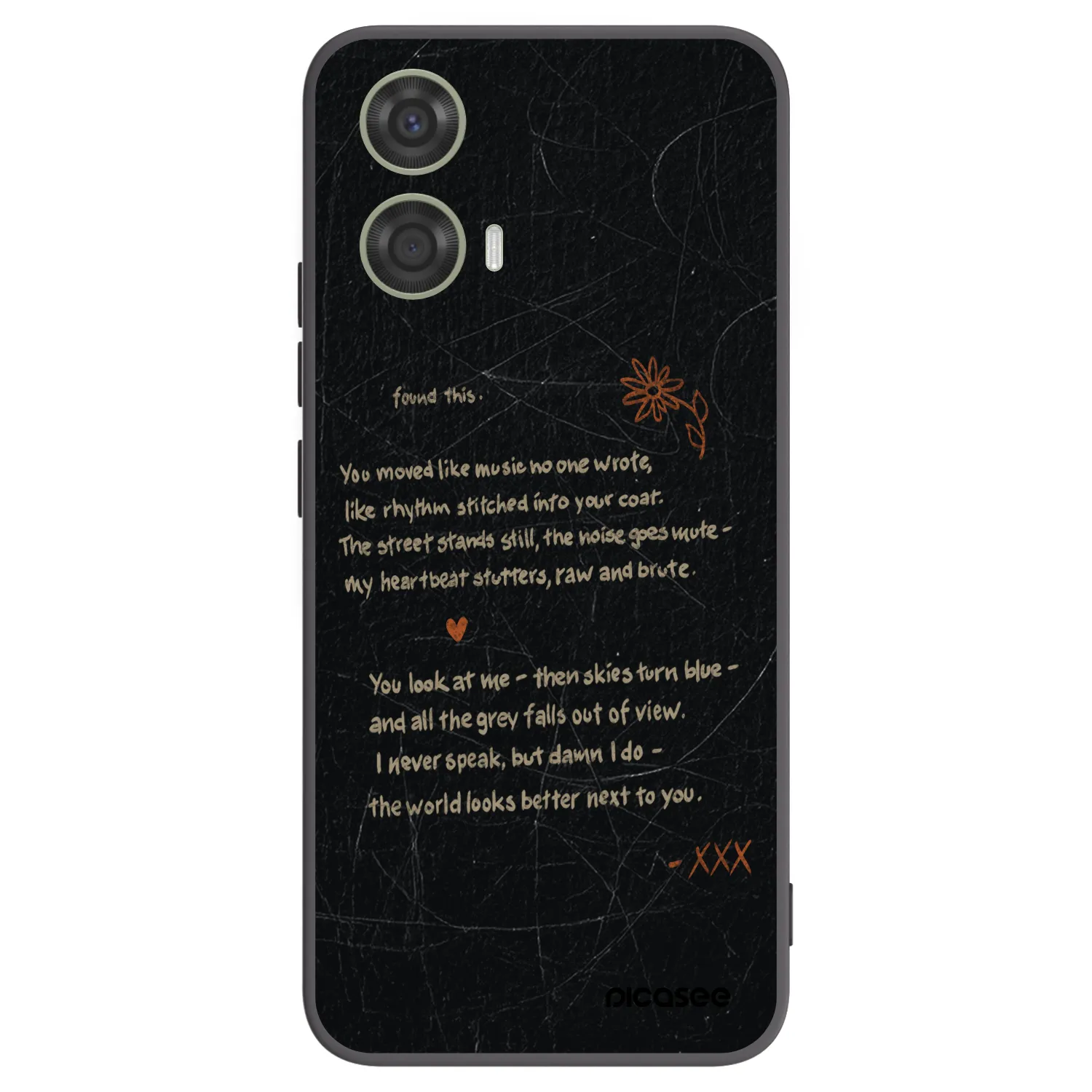 Picasee crna silikonska maskica za Motorola Moto G24 - POET