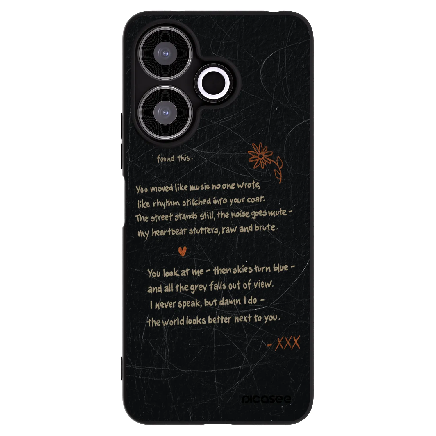 Picasee crna silikonska maskica za Xiaomi Redmi 13 4G - POET