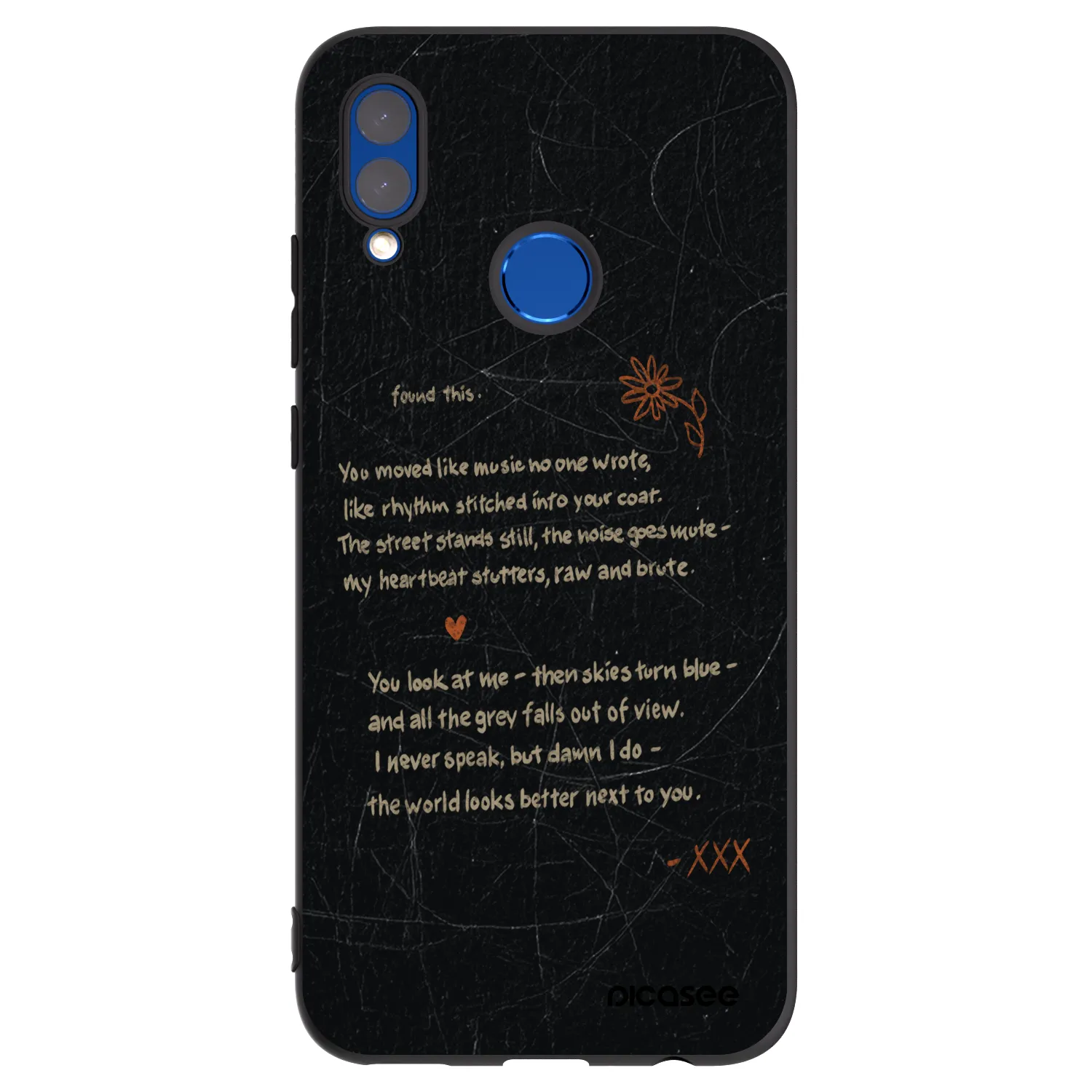 Picasee crna silikonska maskica za Huawei P Smart 2019 - POET