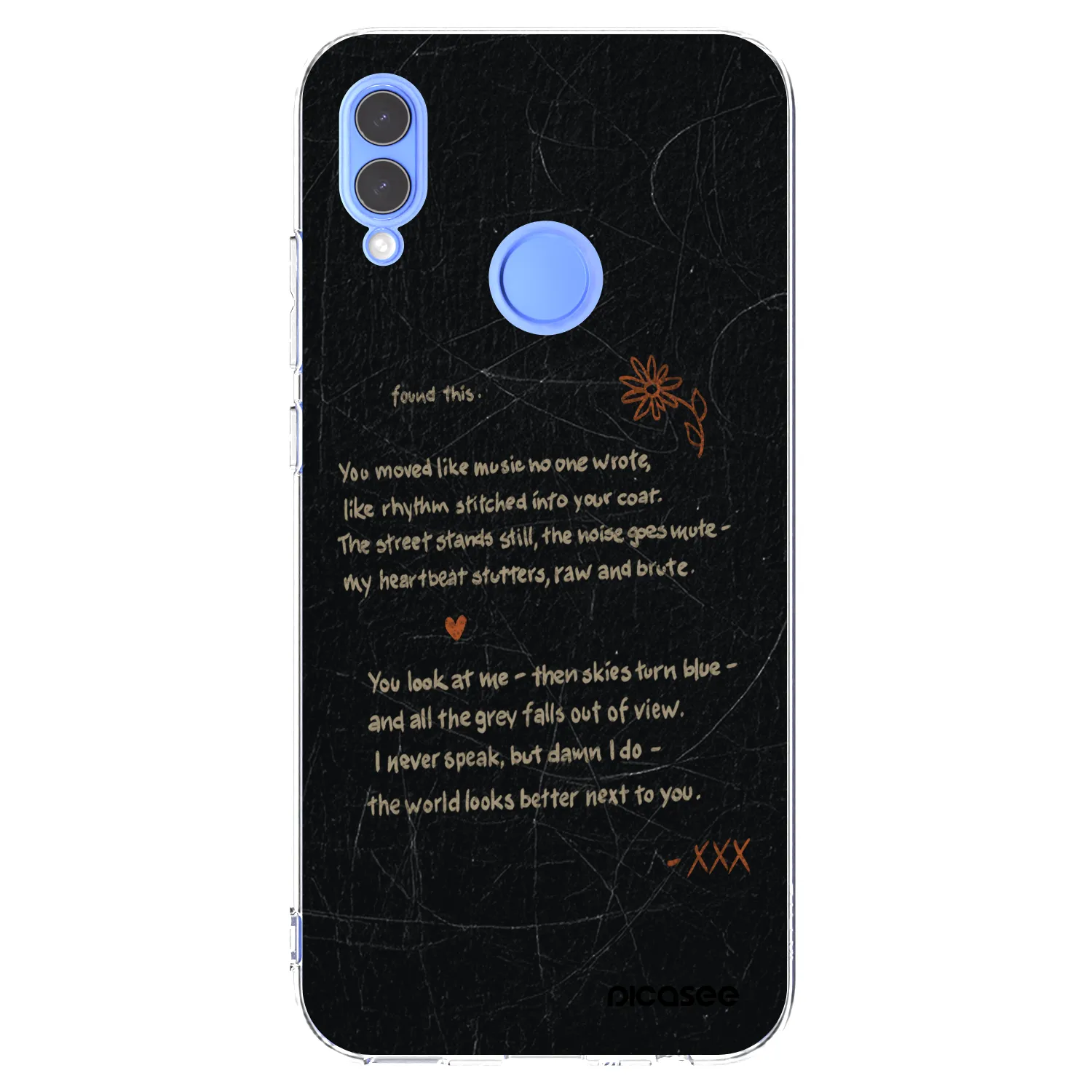 Picasee silikonska prozirna maskica za Honor 10 Lite - POET
