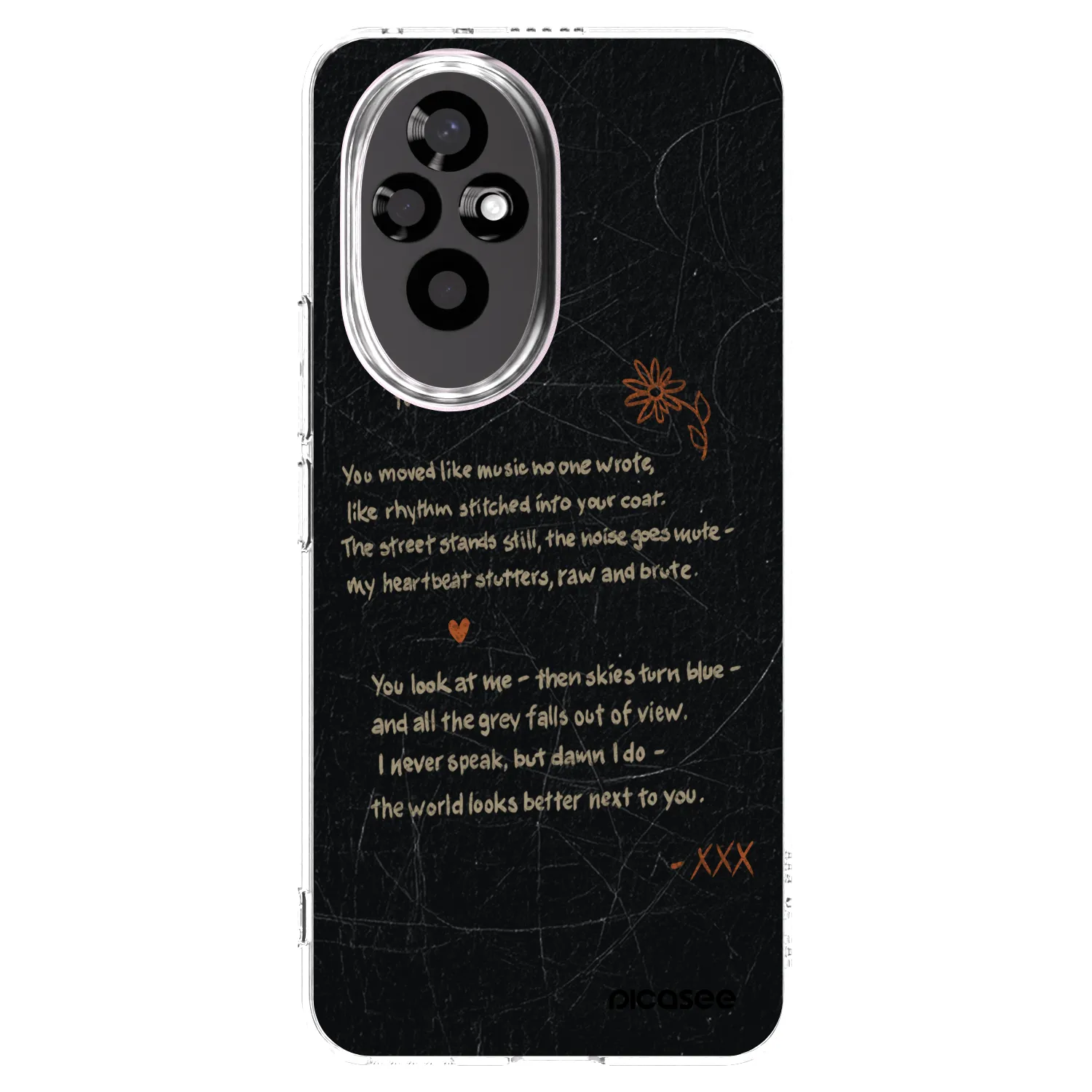 Picasee silikonska prozirna maskica za Honor 200 5G - POET