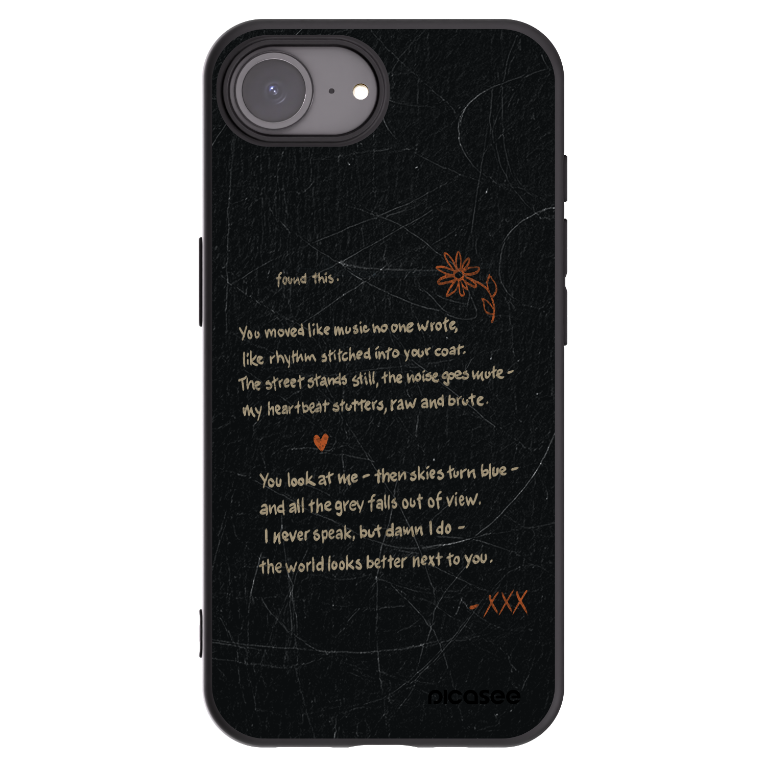 Picasee crna silikonska maskica za Apple iPhone 16e - POET
