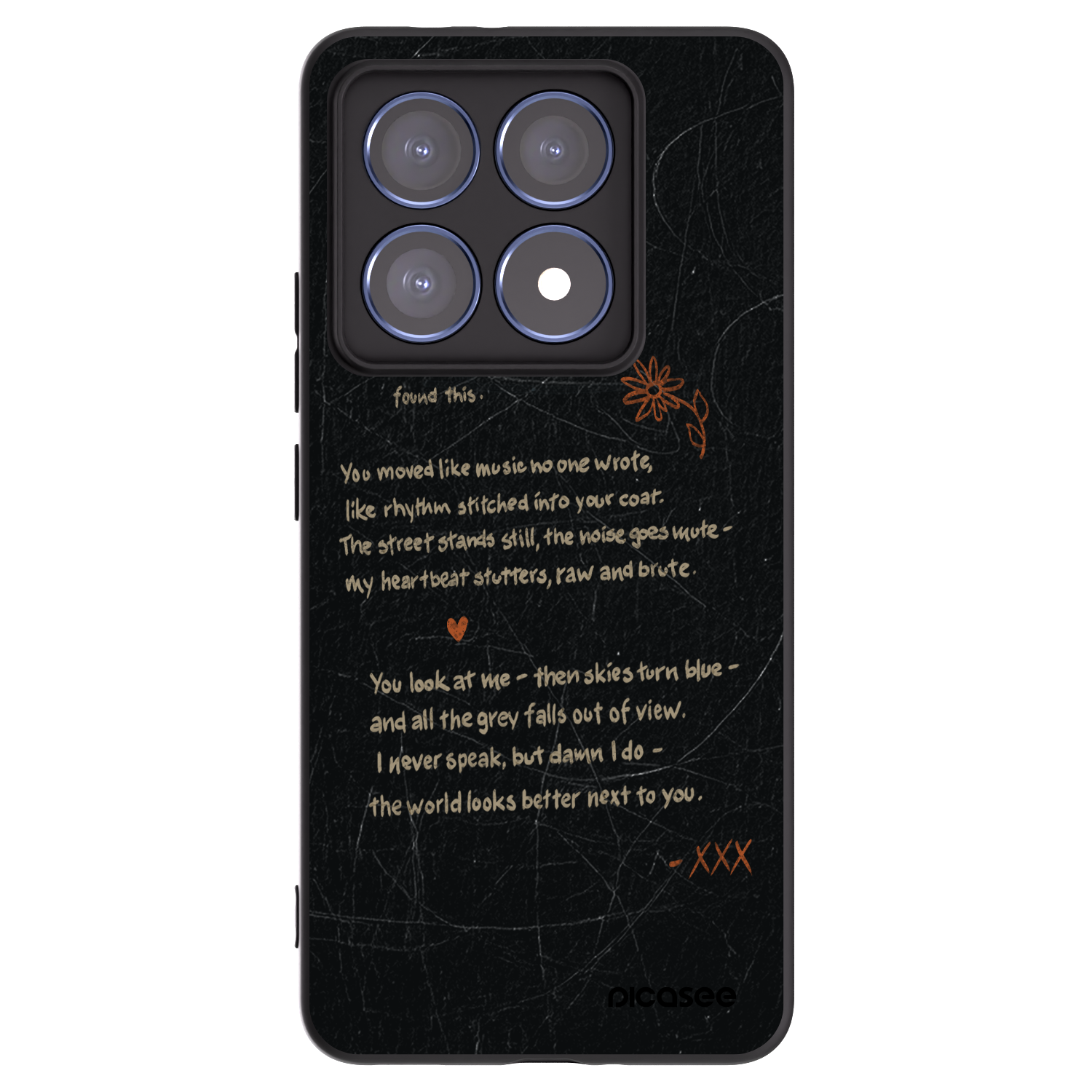 Picasee crna silikonska maskica za Xiaomi 14T Pro - POET