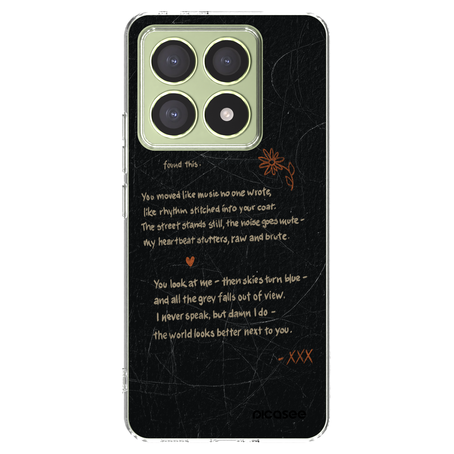 Picasee silikonska prozirna maskica za Xiaomi 14T - POET