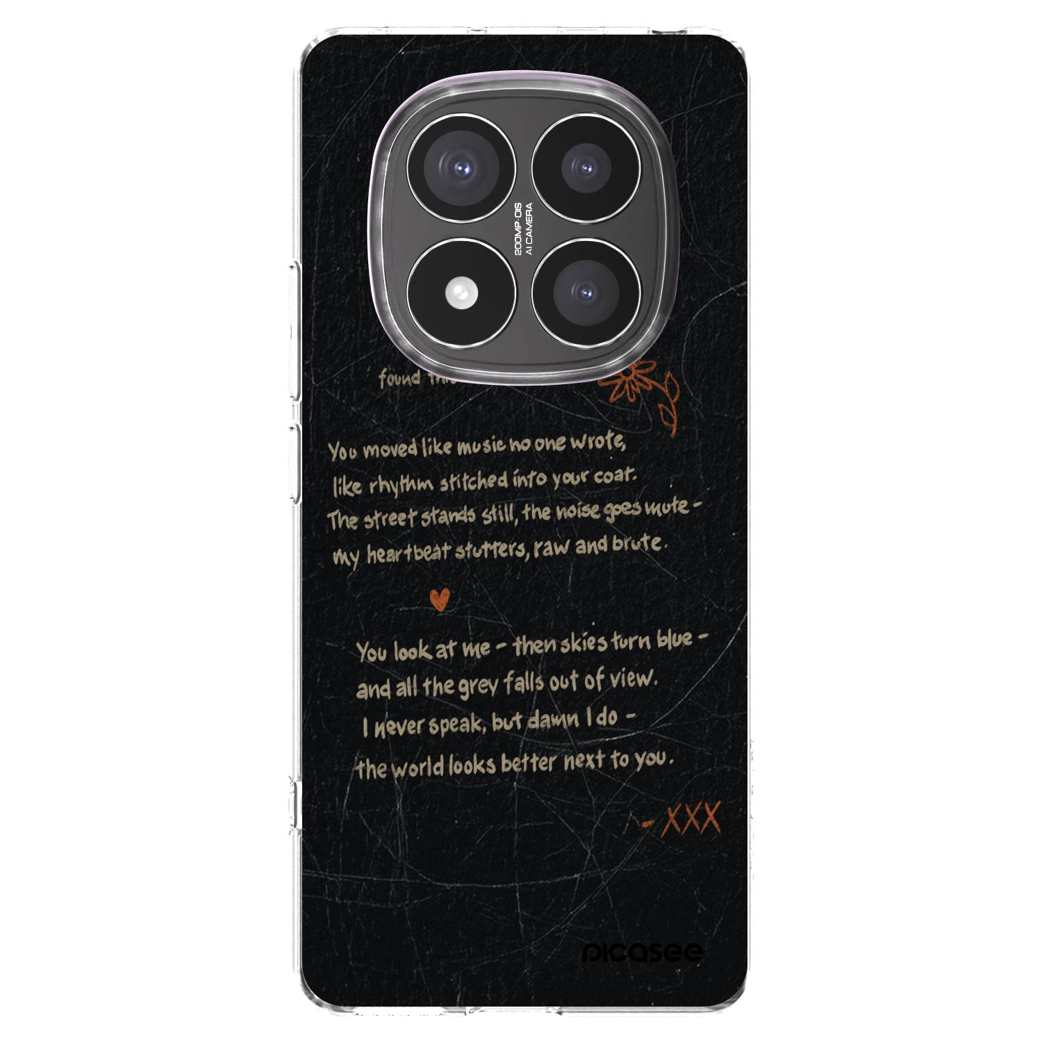 Picasee silikonska prozirna maskica za Xiaomi Redmi Note 14 Pro+ 5G - POET