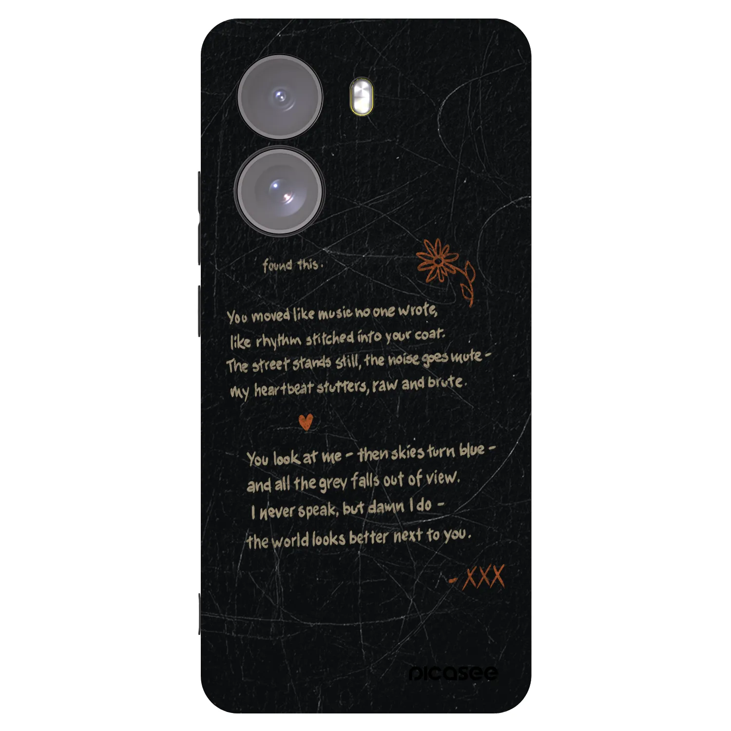 Picasee crna silikonska maskica za Xiaomi Poco X7 - POET