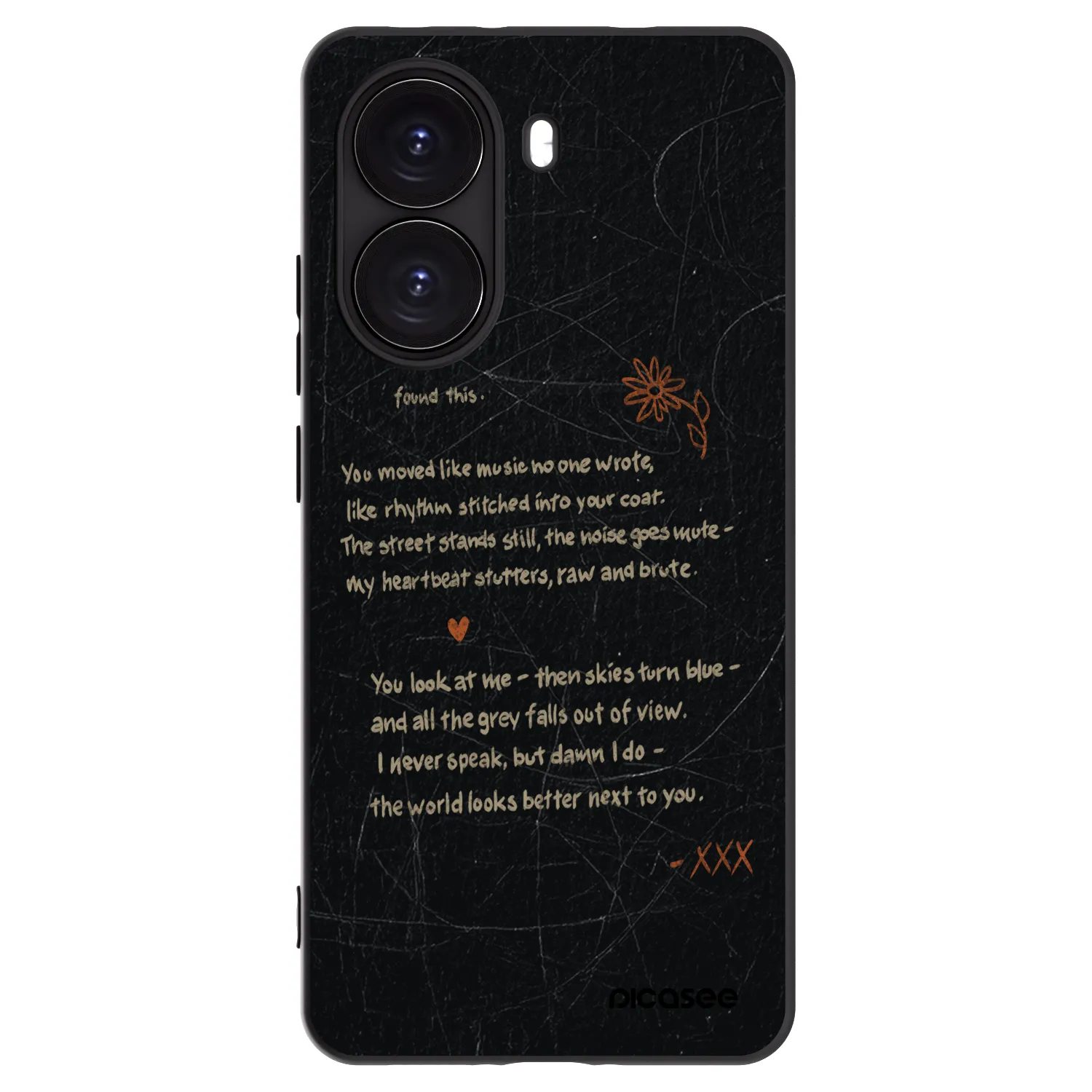 Picasee crna silikonska maskica za Xiaomi Poco X7 Pro 5G - POET