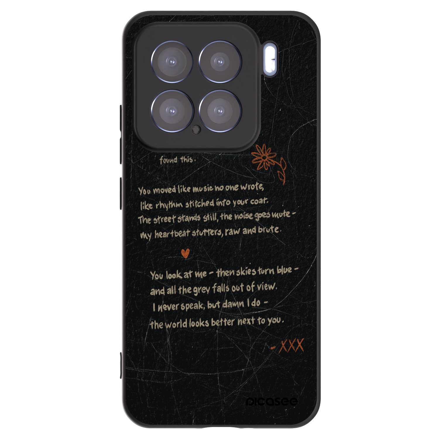 Picasee crna silikonska maskica za Xiaomi 15 - POET