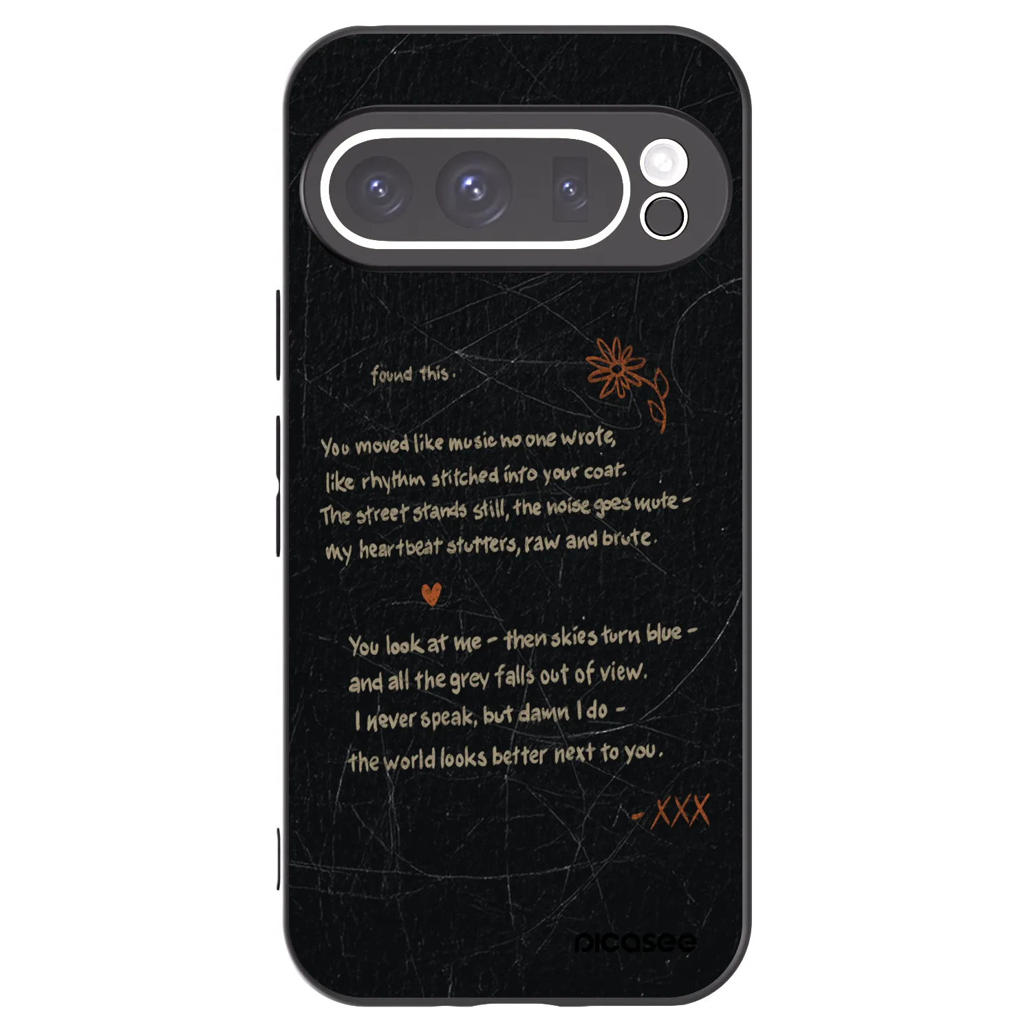 Picasee crna silikonska maskica za Google Pixel 9 Pro - POET