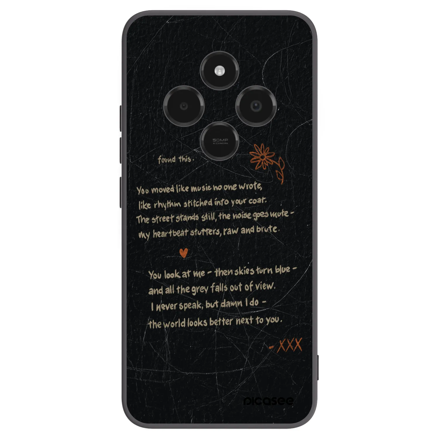 Picasee crna silikonska maskica za Xiaomi Poco C75 - POET