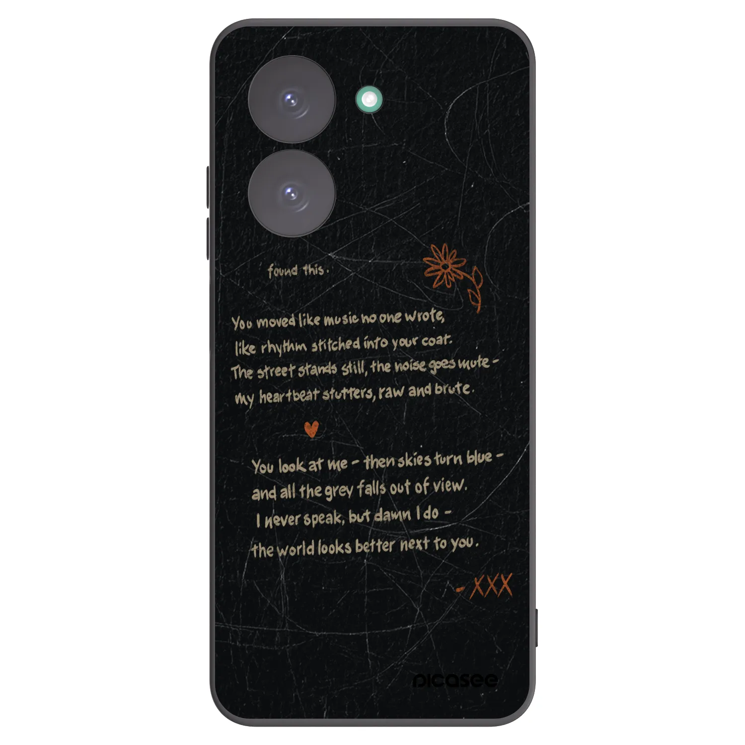 Picasee crna silikonska maskica za Xiaomi Redmi A5 - POET