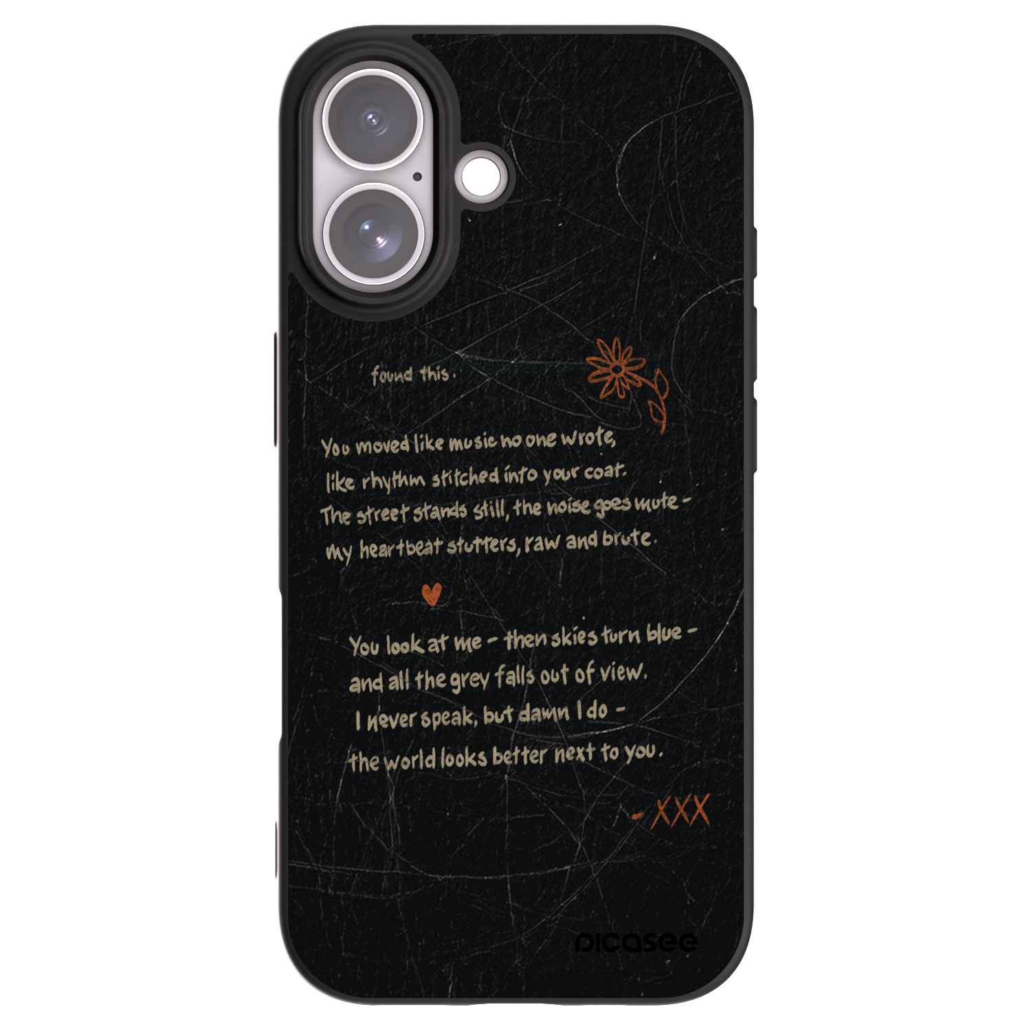 Picasee crna silikonska maskica za Apple iPhone 17 - POET