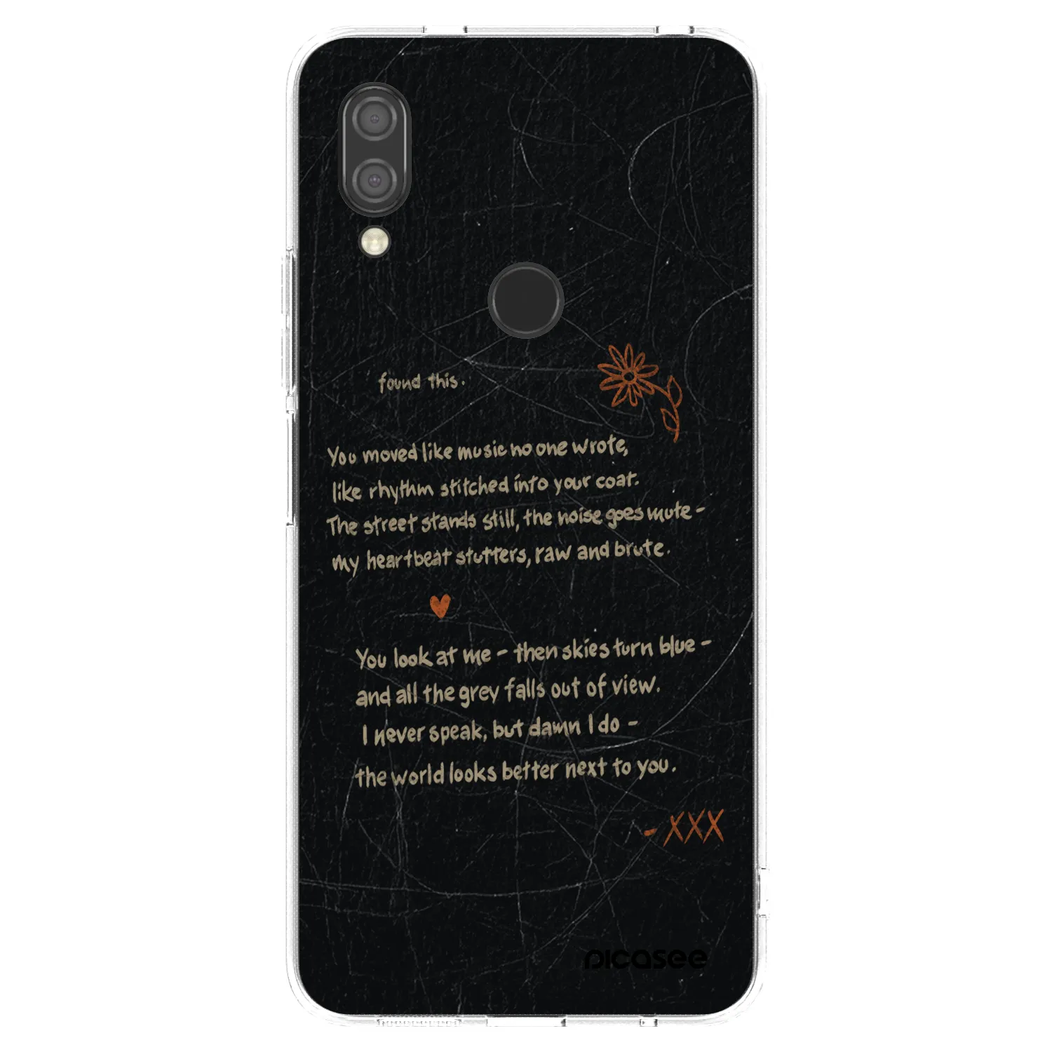 Picasee silikonska prozirna maskica za Xiaomi Redmi 7 - POET