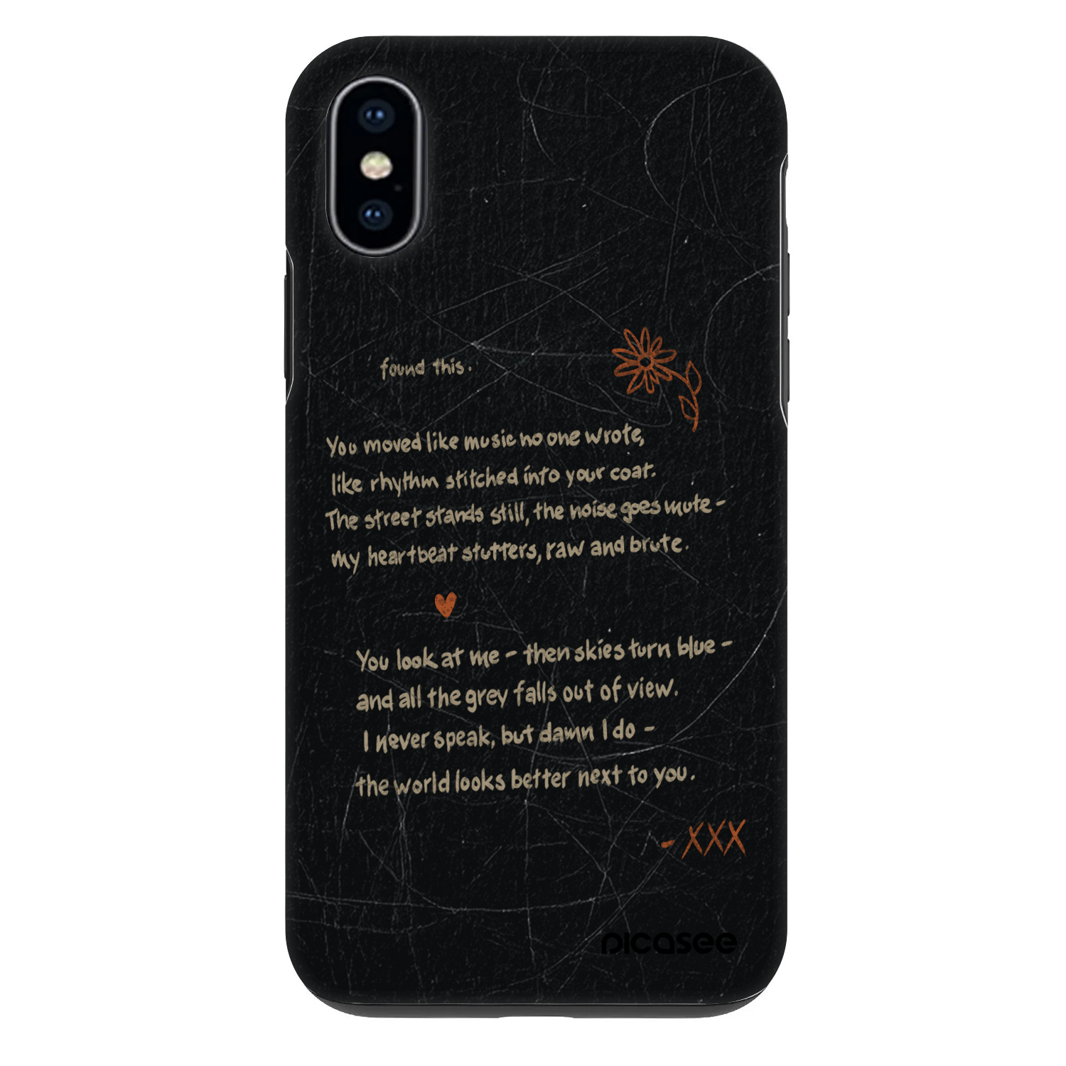 Picasee Fashion Case za Apple iPhone X/XS - POET