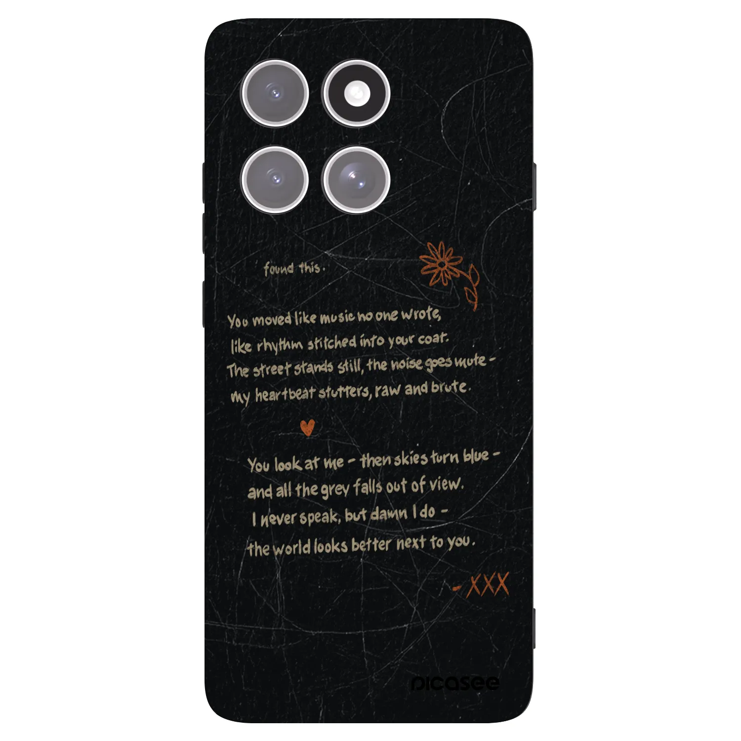 Picasee crna silikonska maskica za Motorola Edge 60 Pro - POET