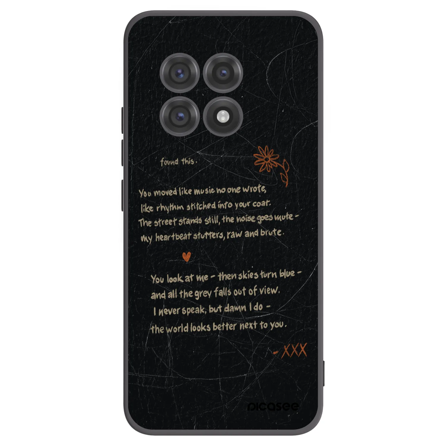 Picasee crna silikonska maskica za OnePlus 13R 5G - POET