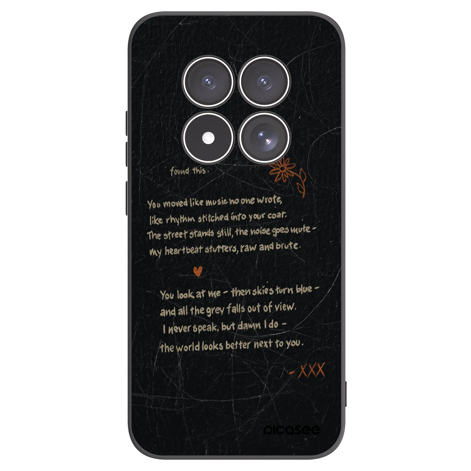 Picasee crna silikonska maskica za Xiaomi Redmi Note 15 Pro 4G - POET