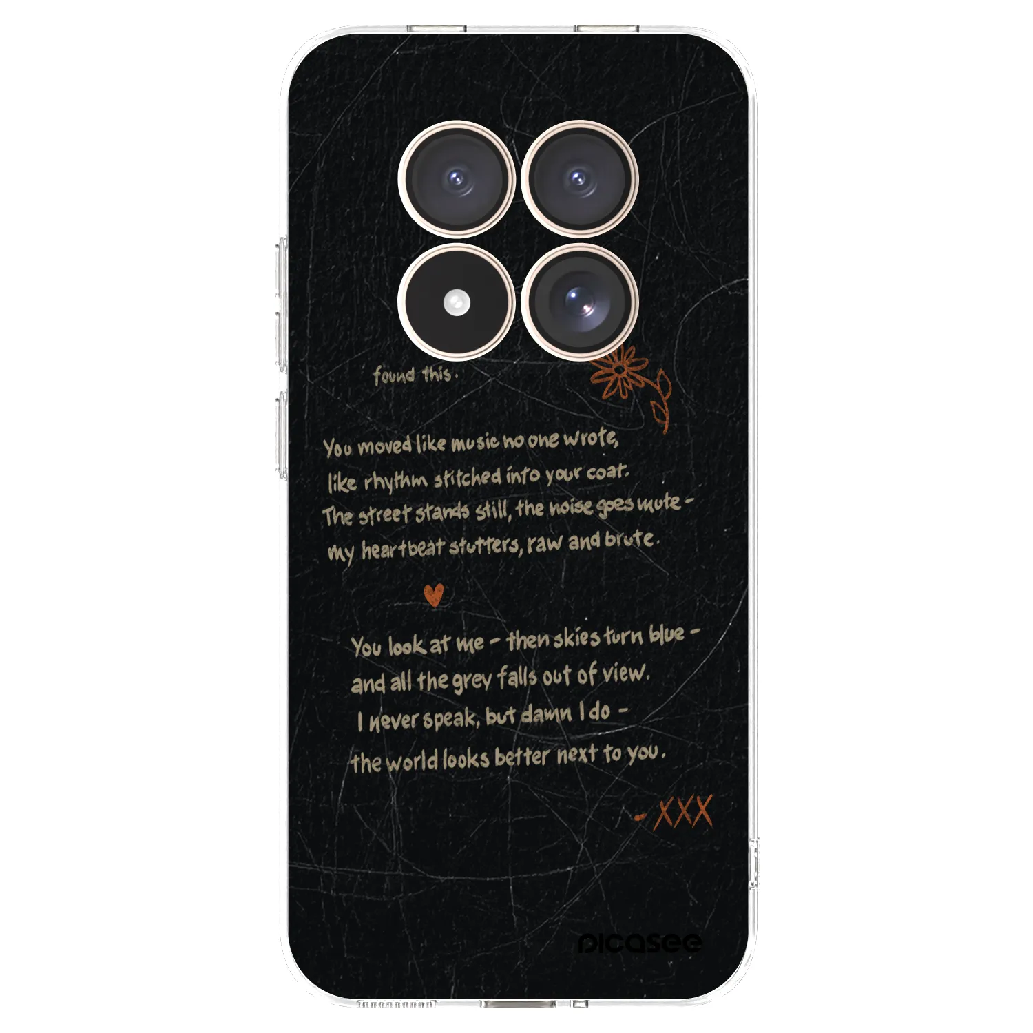 Picasee silikonska prozirna maskica za Xiaomi Redmi Note 15 Pro 4G - POET
