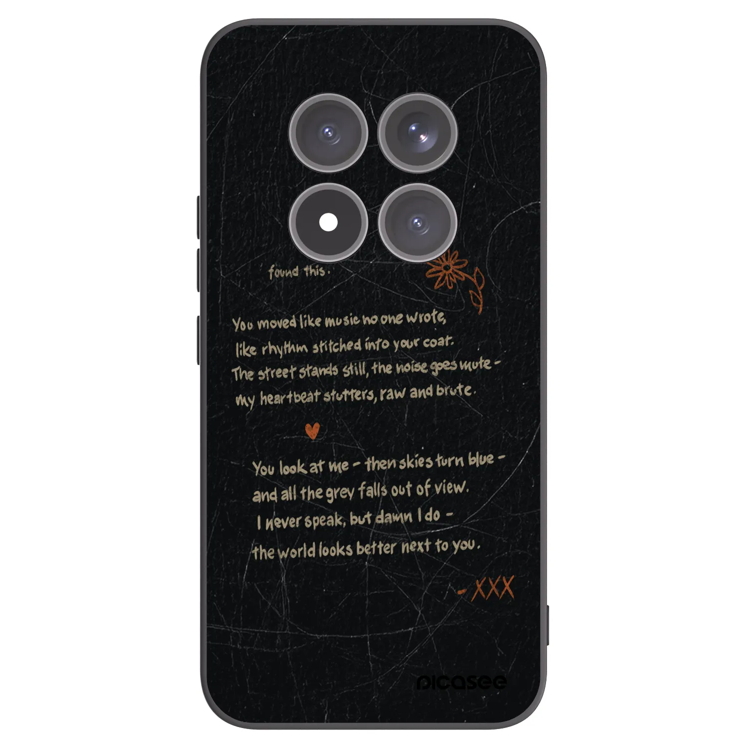 Picasee crna silikonska maskica za Xiaomi Redmi Note 15 Pro+ - POET